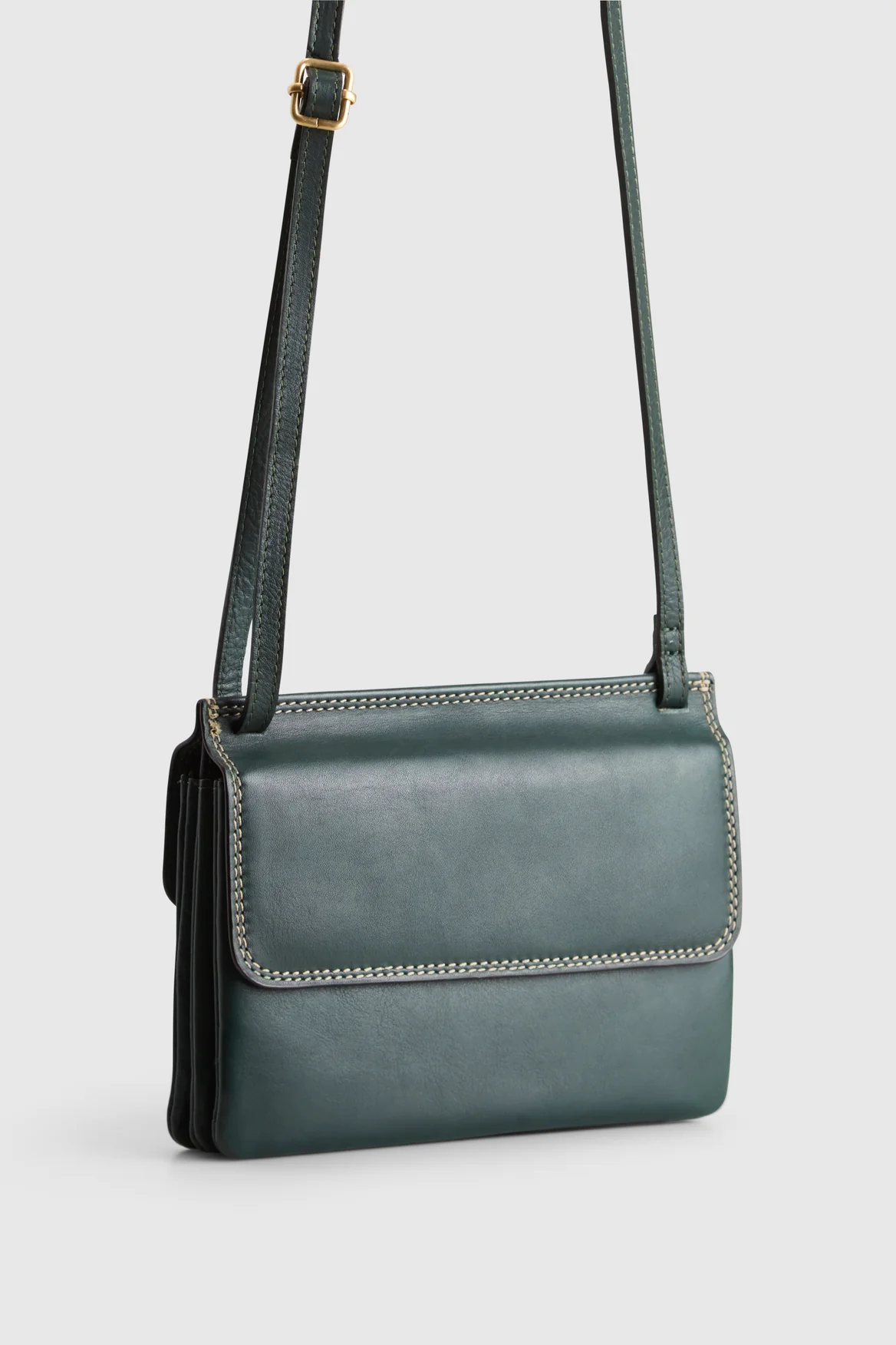 RFID Maya Leather Small Crossbody - Image 2