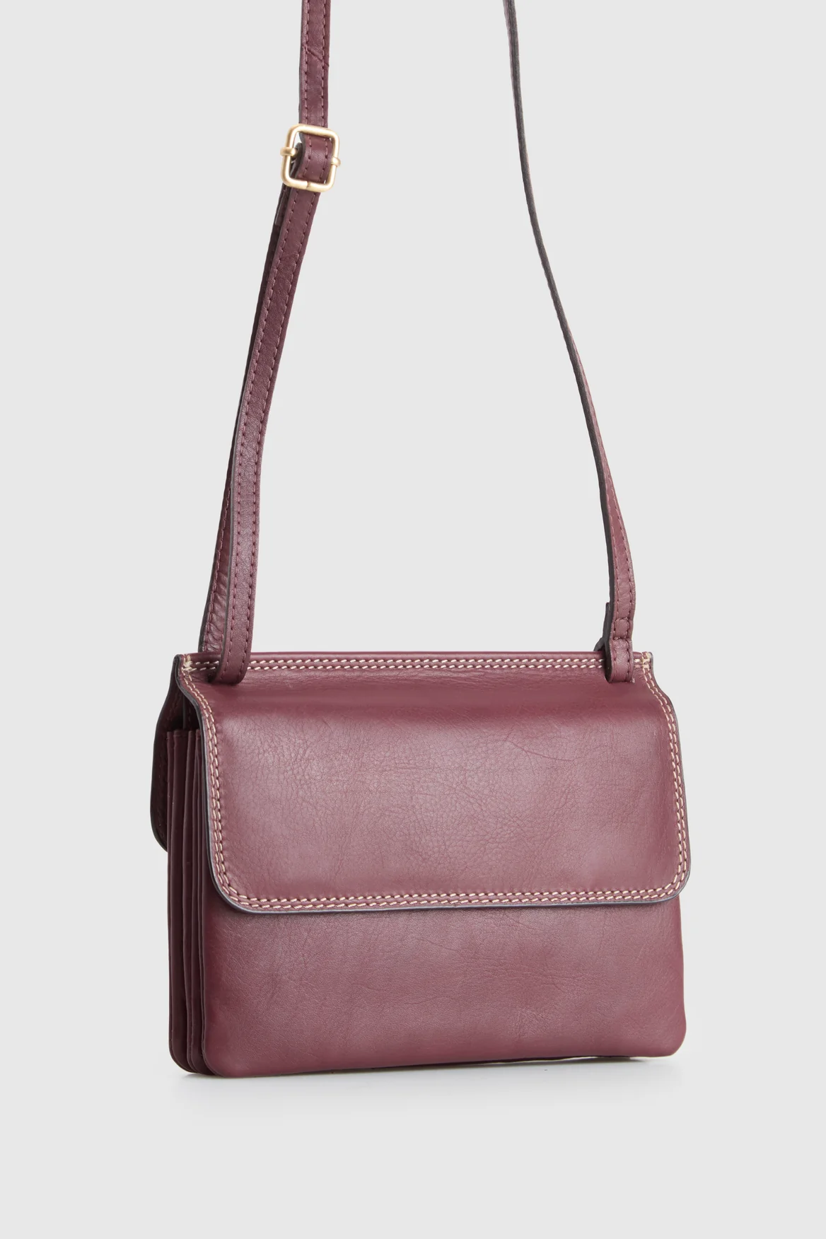 RFID Maya Leather Small Crossbody - Image 2
