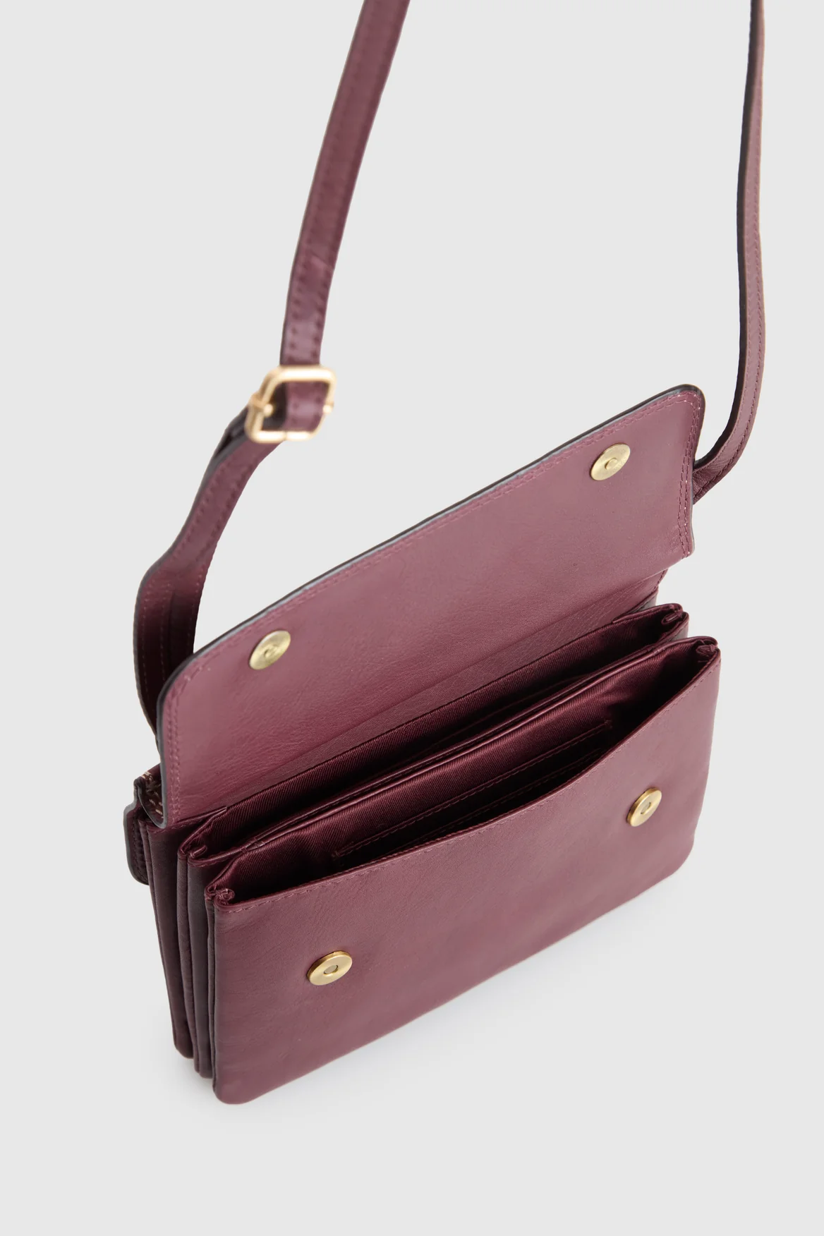 RFID Maya Leather Small Crossbody - Image 4