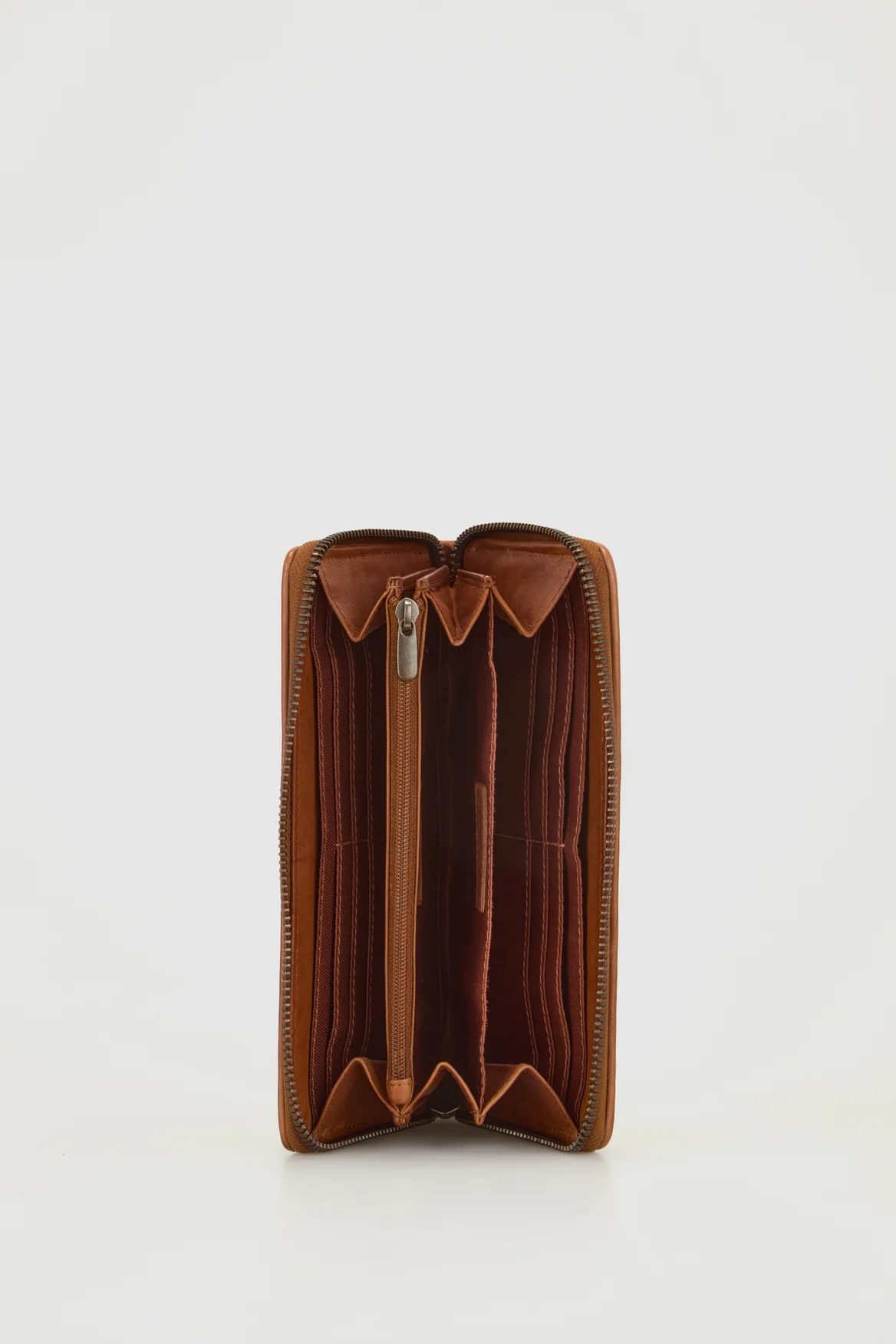 RFID Palma Leather Zip Wallet - Image 3