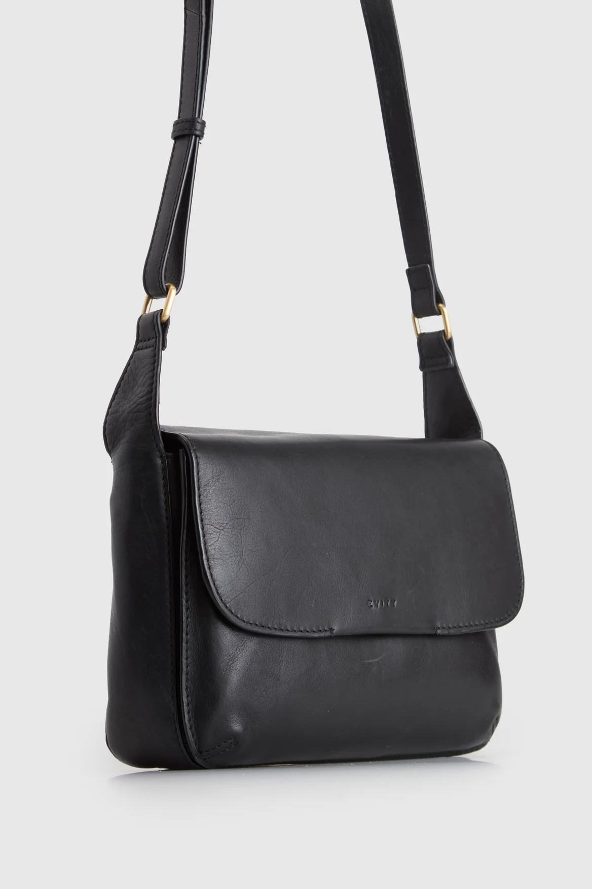 Sofia Leather Flap Crossbody Bag - Image 2