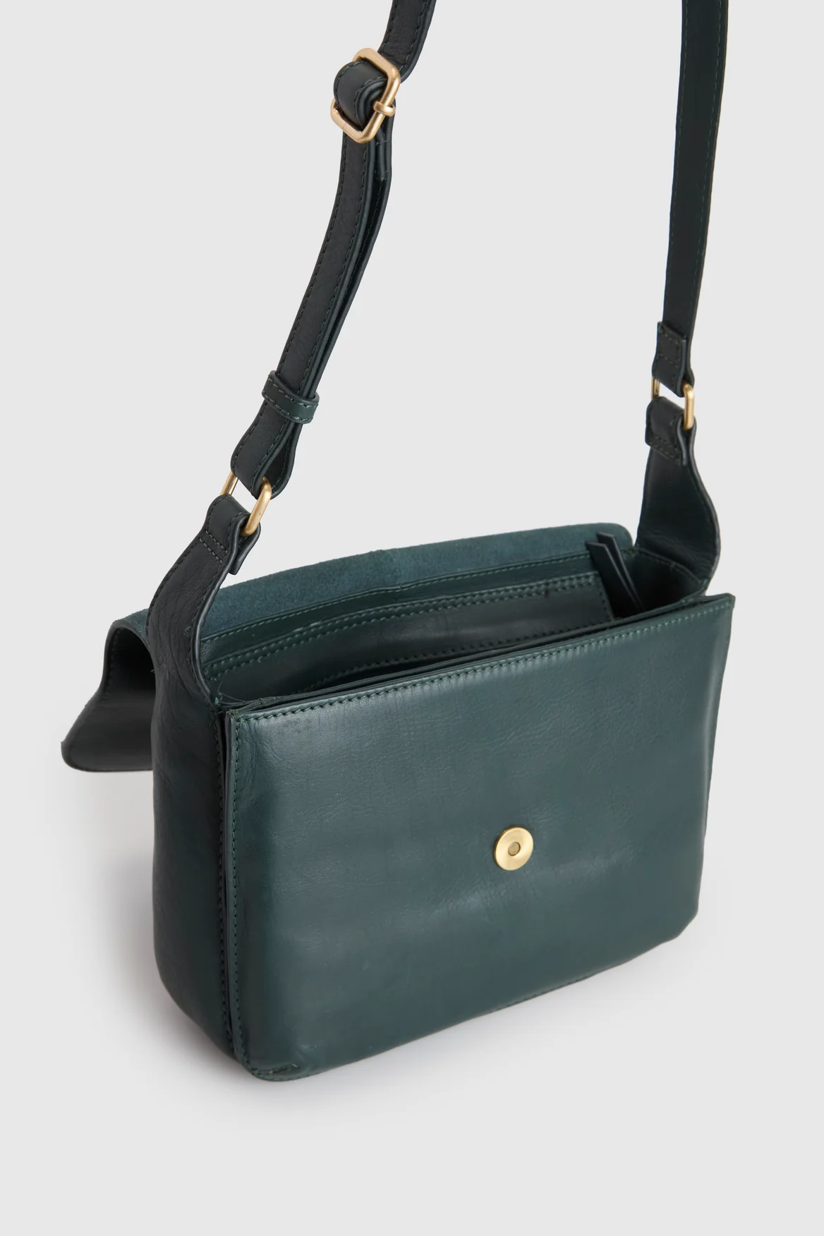 Sofia Leather Flap Crossbody Bag - Image 4