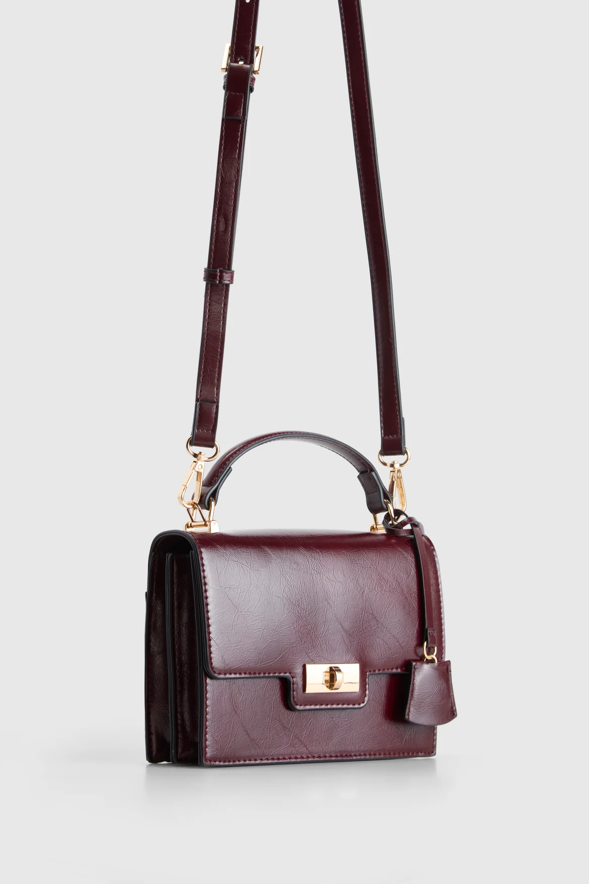 Cleo Flap Top Handle Bag - Image 2