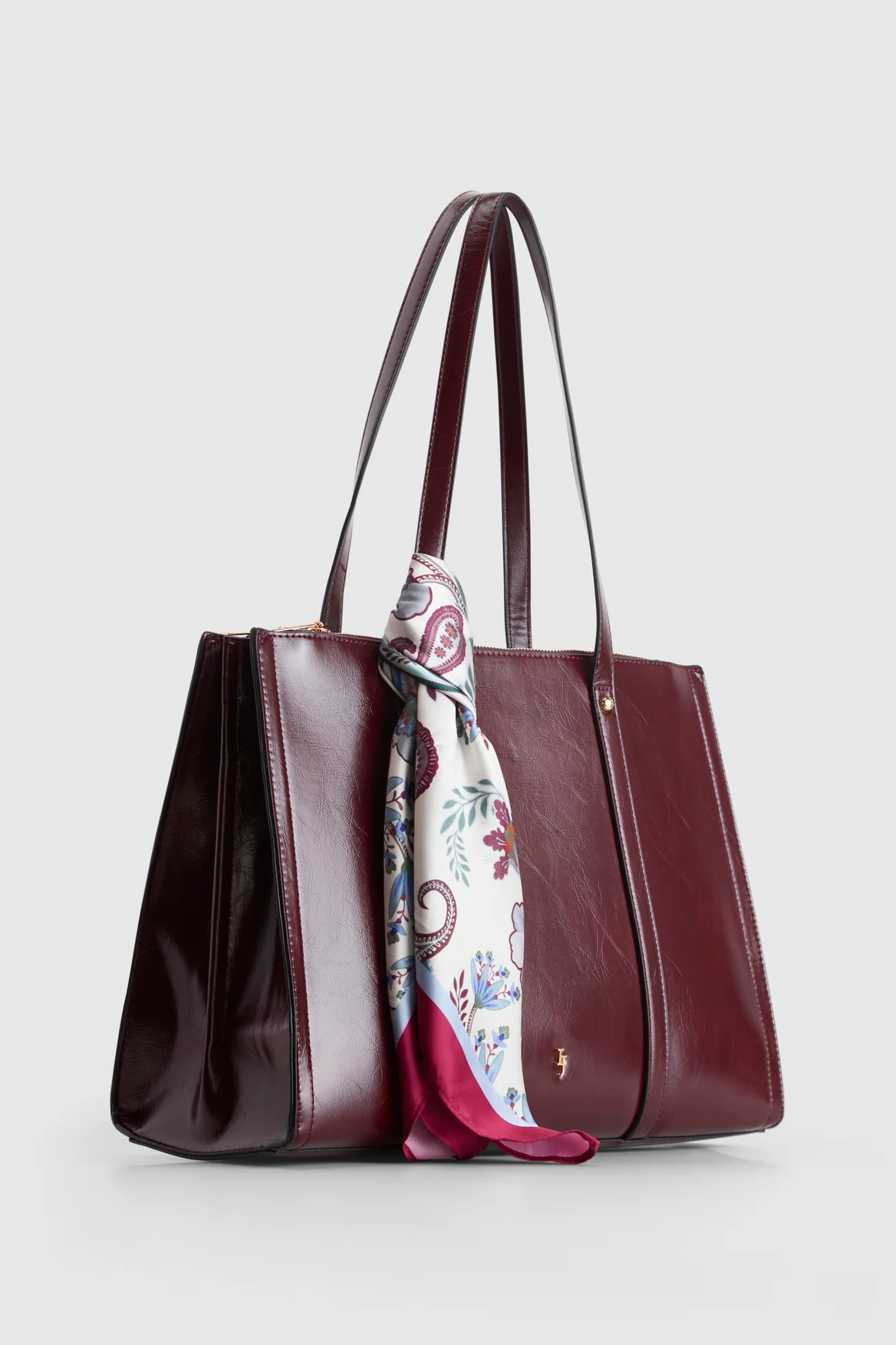 Cleo Multi Comp Tote Bag - Image 2