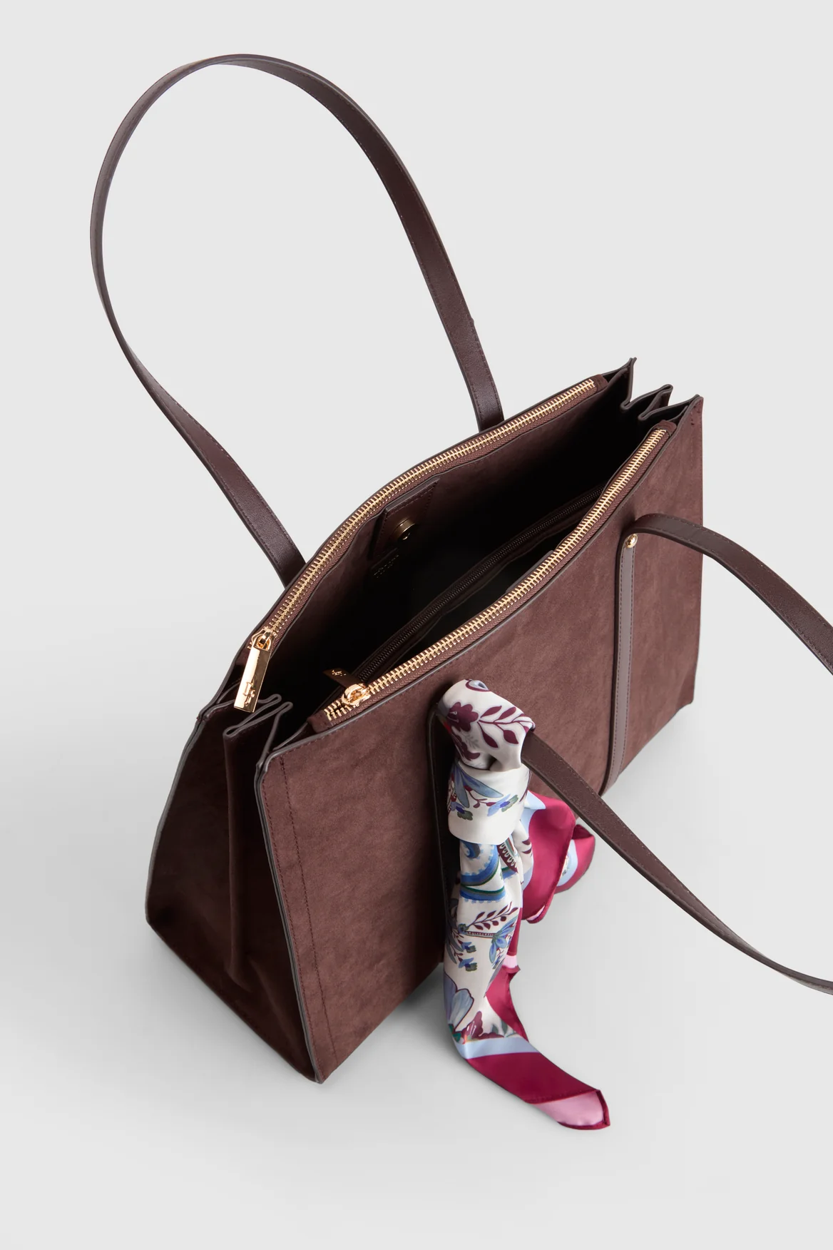 Cleo Multi Comp Tote Bag - Image 4