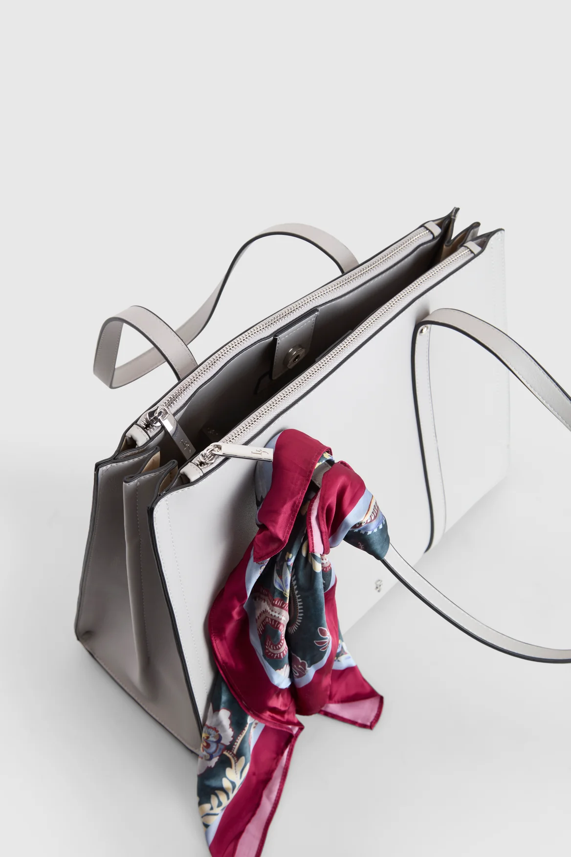 Cleo Multi Comp Tote Bag - Image 4