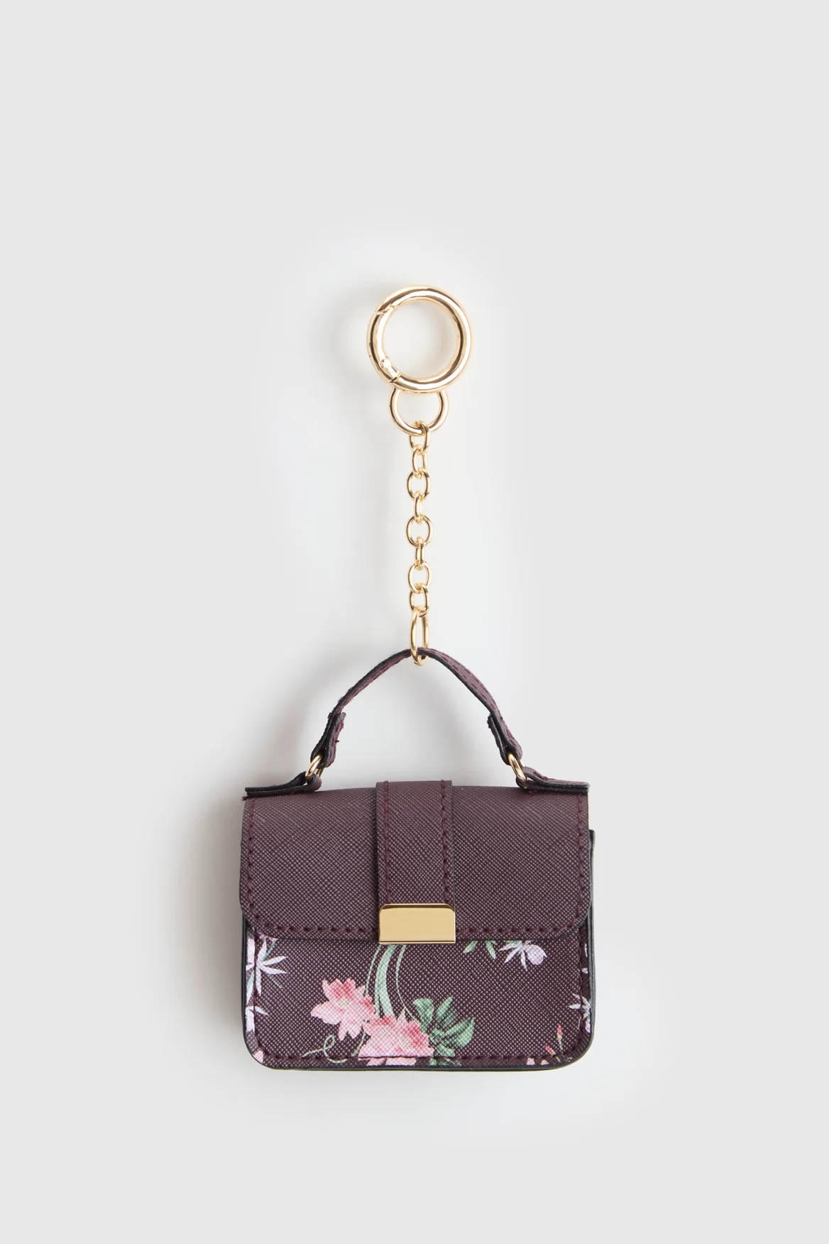 Iris Floral Mini Bag Charm - Image 2