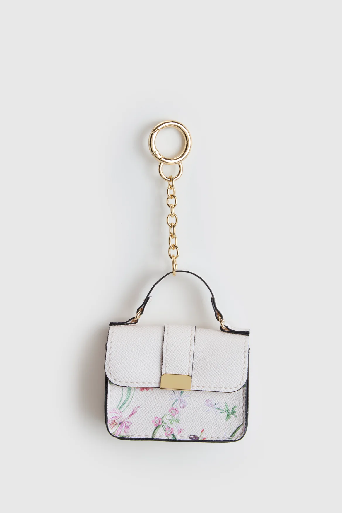 Iris Floral Mini Bag Charm - Image 2