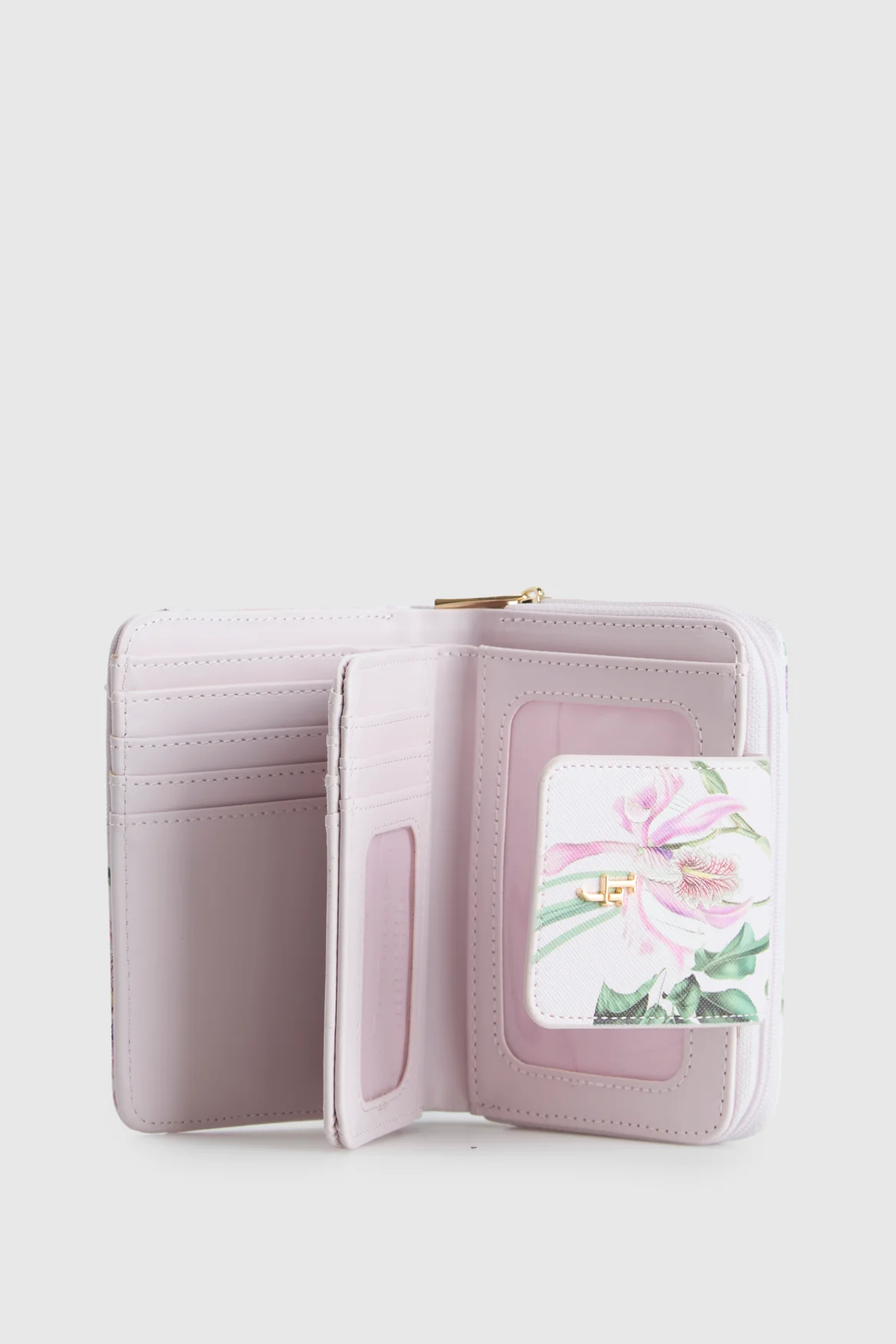 Iris Floral Small Tab Wallet - Image 3