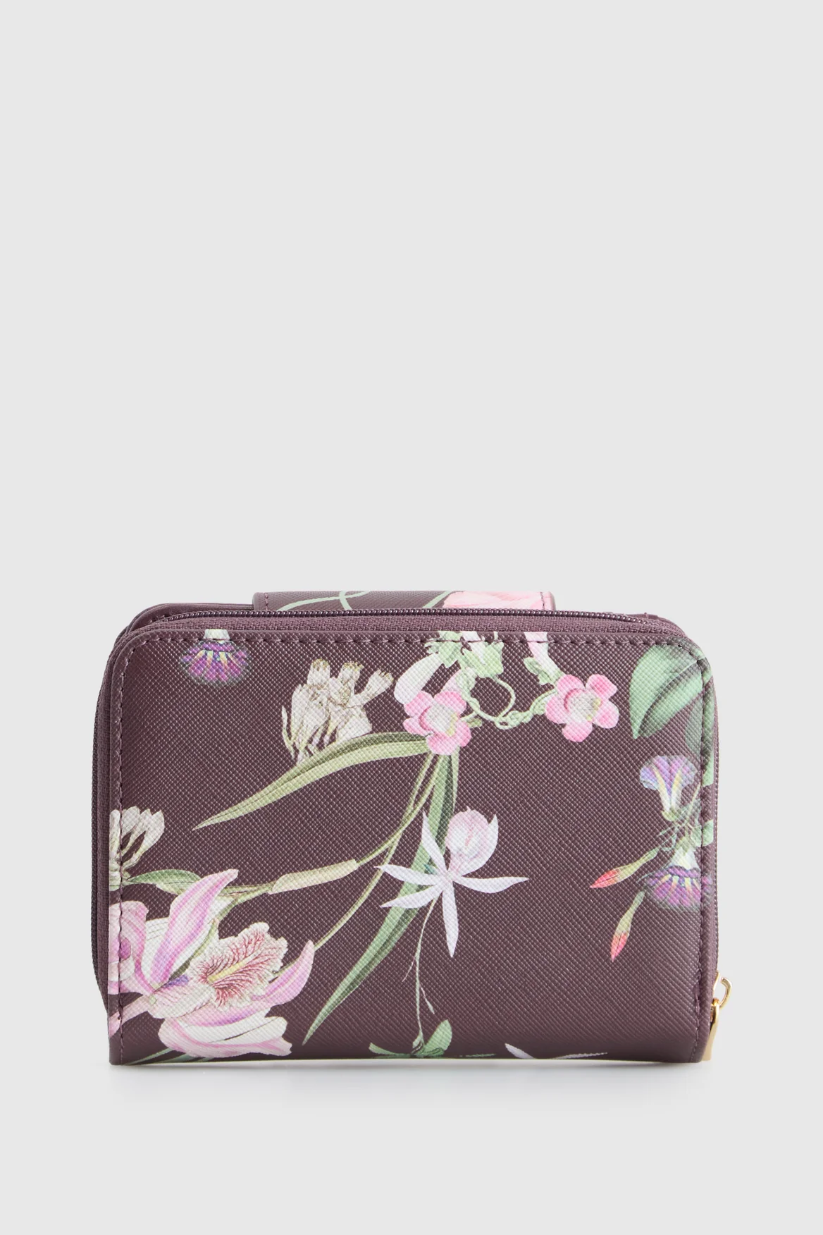 Iris Floral Small Tab Wallet - Image 2