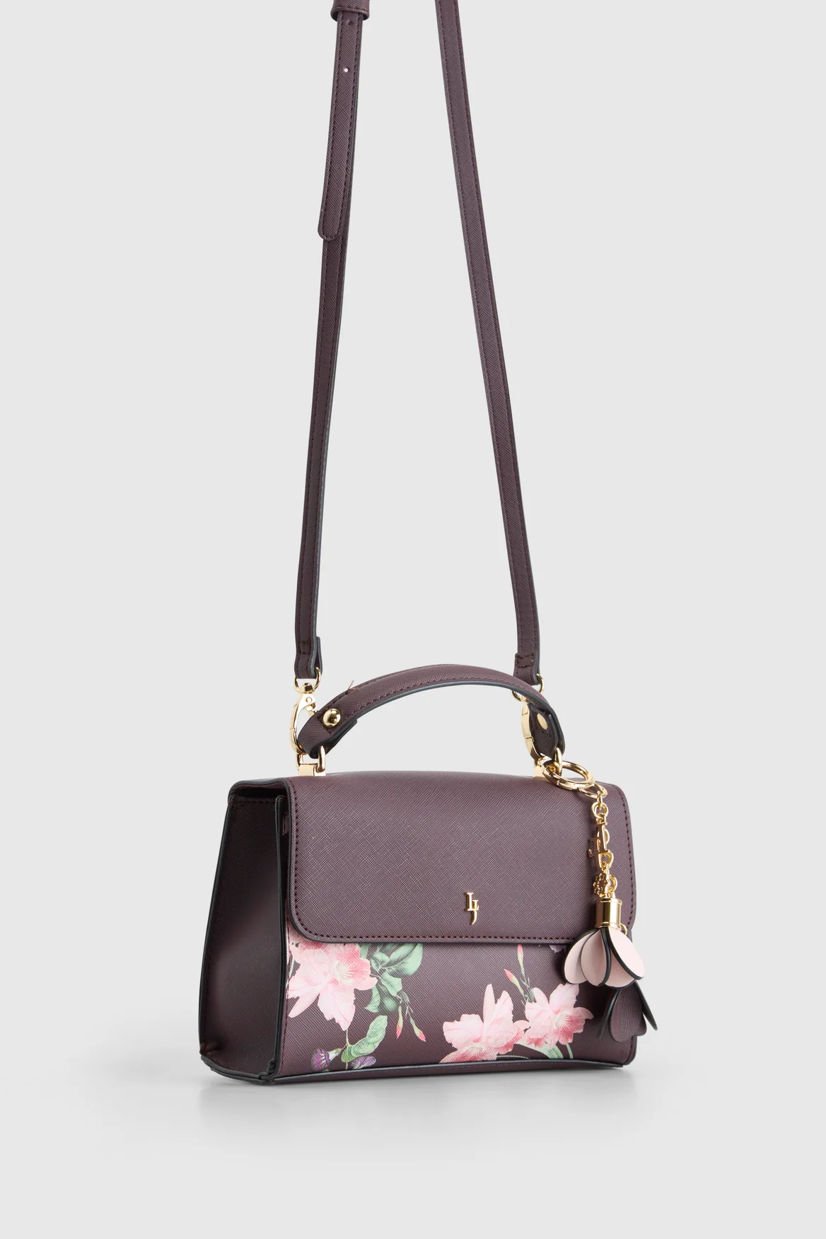 Iris Floral Top Handle Bag - Image 2