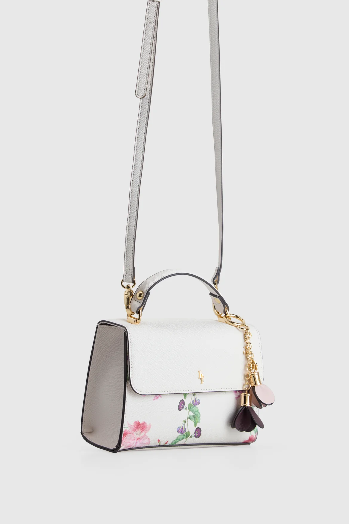 Iris Floral Top Handle Bag - Image 2