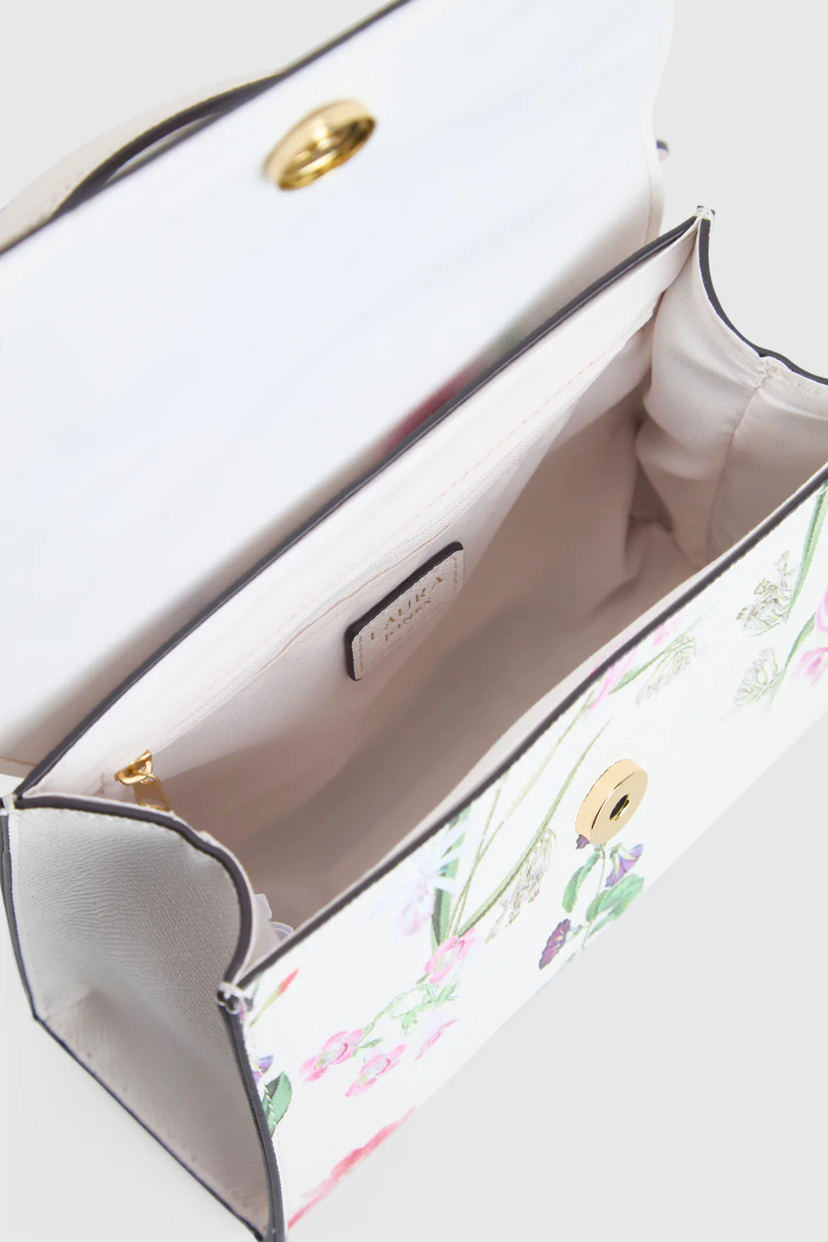 Iris Floral Top Handle Bag - Image 4