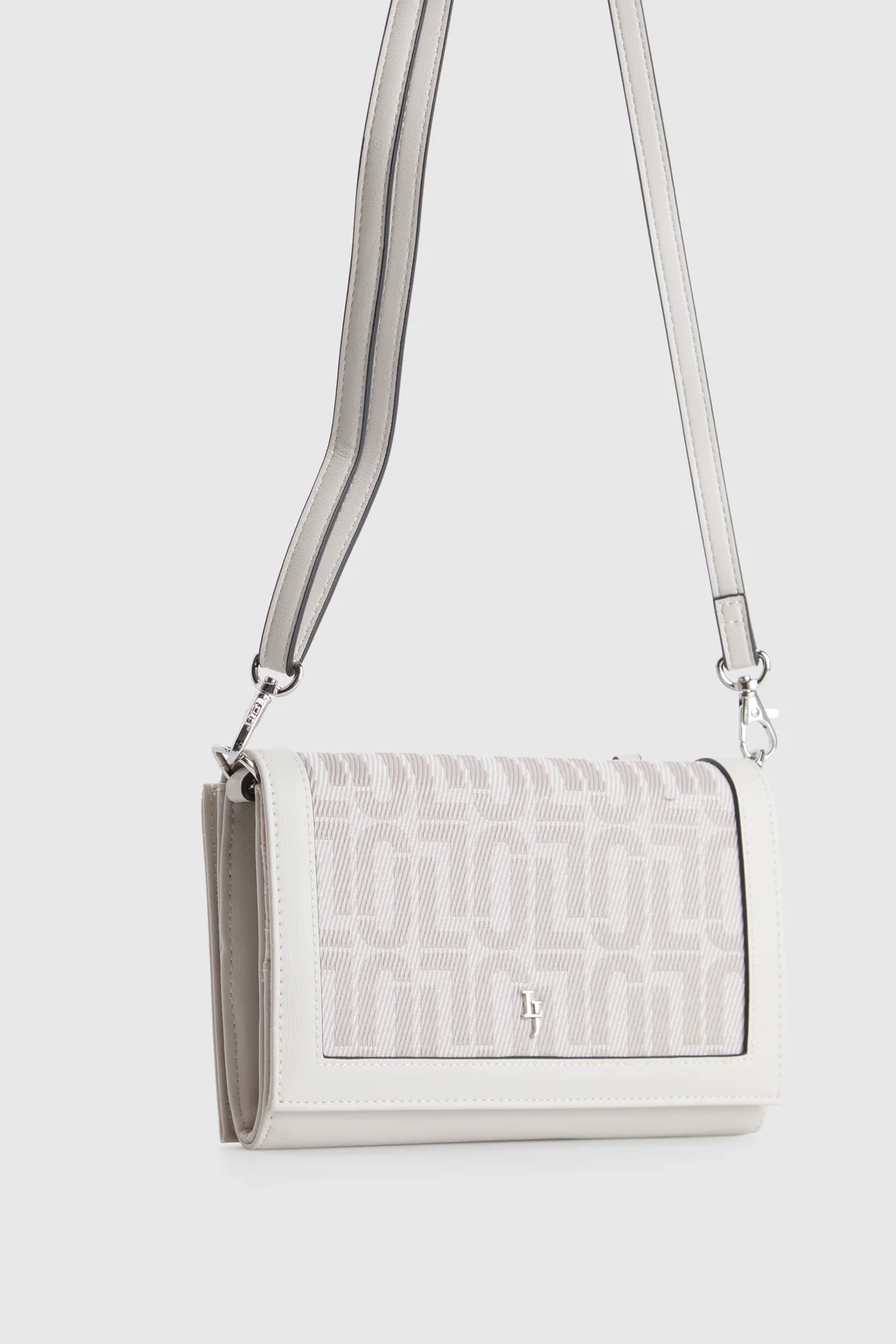 Jacquard Flap Crossbody Bag - Image 2