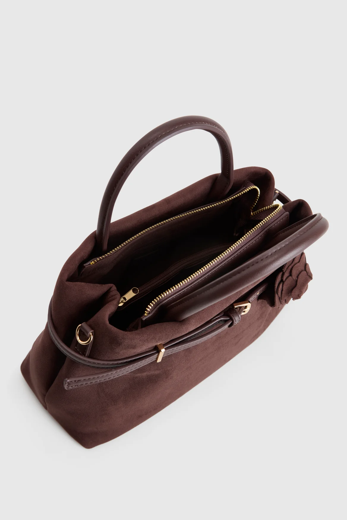 Lana Suede Small Tote Bag - Image 4