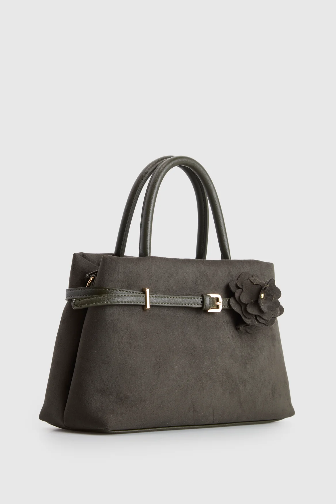 Lana Suede Small Tote Bag - Image 3