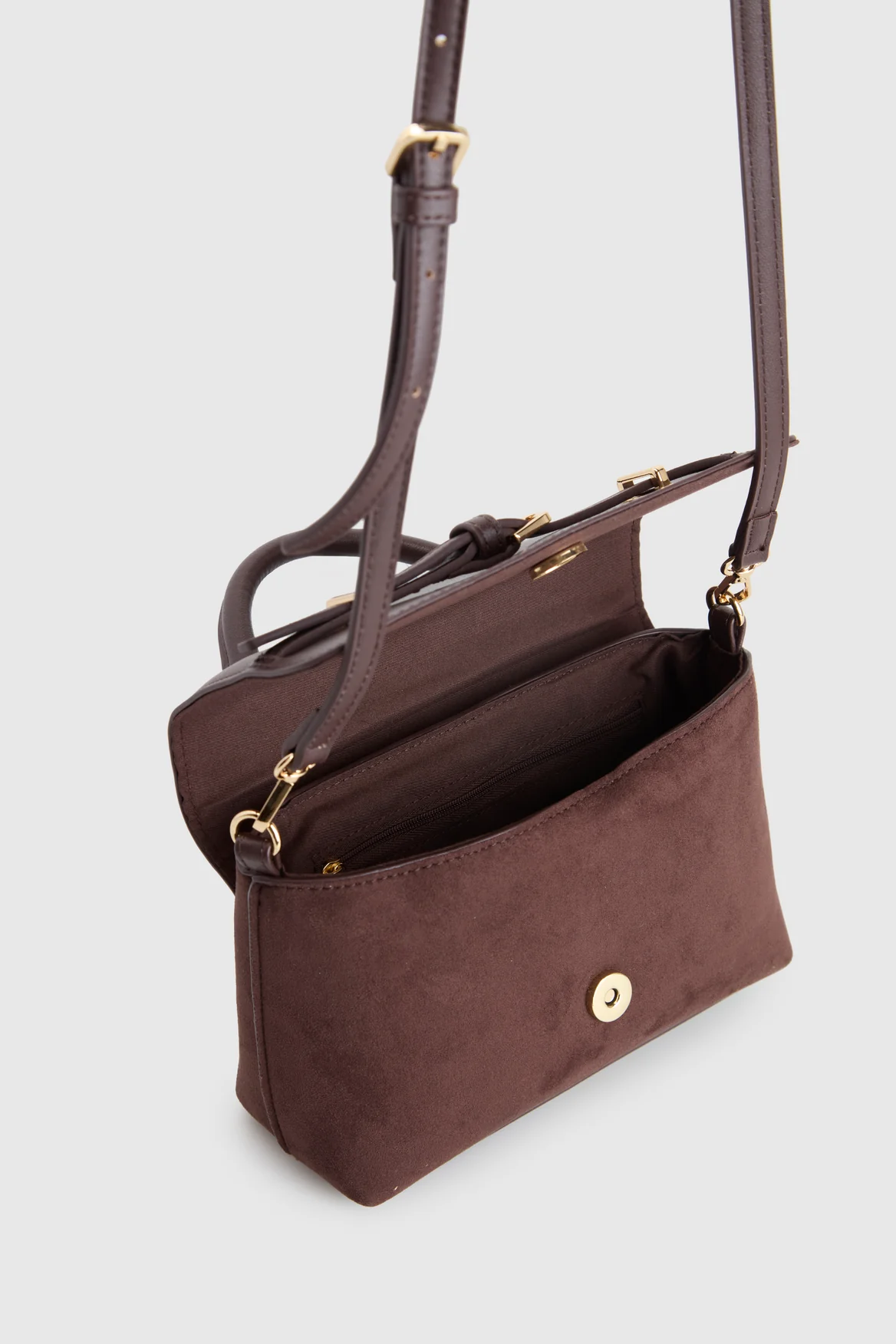 Lana Suede Top Handle Bag - Image 4