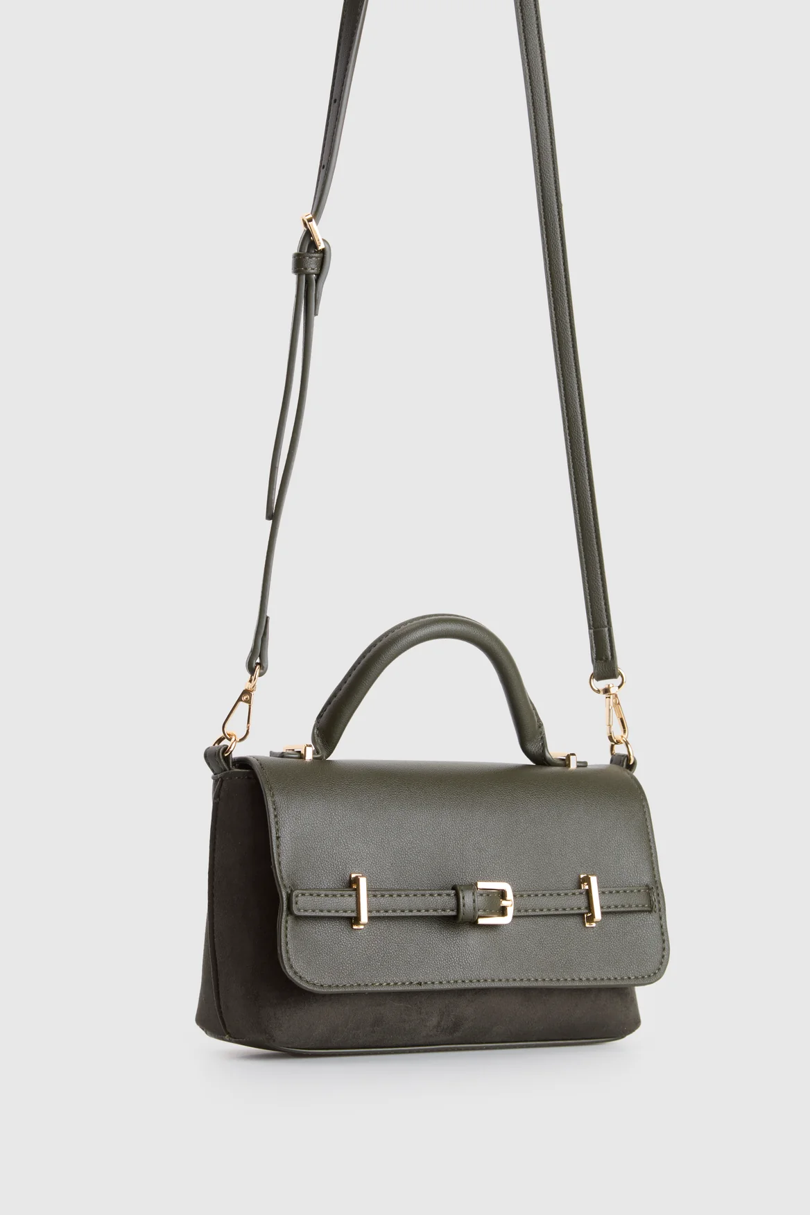 Lana Suede Top Handle Bag - Image 2