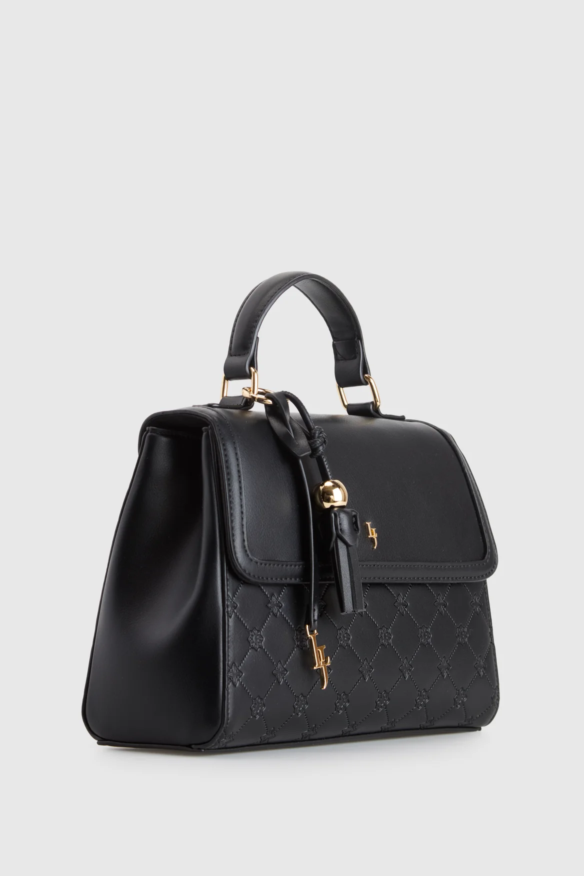 Logo Emboss Top Handle Bag - Image 2