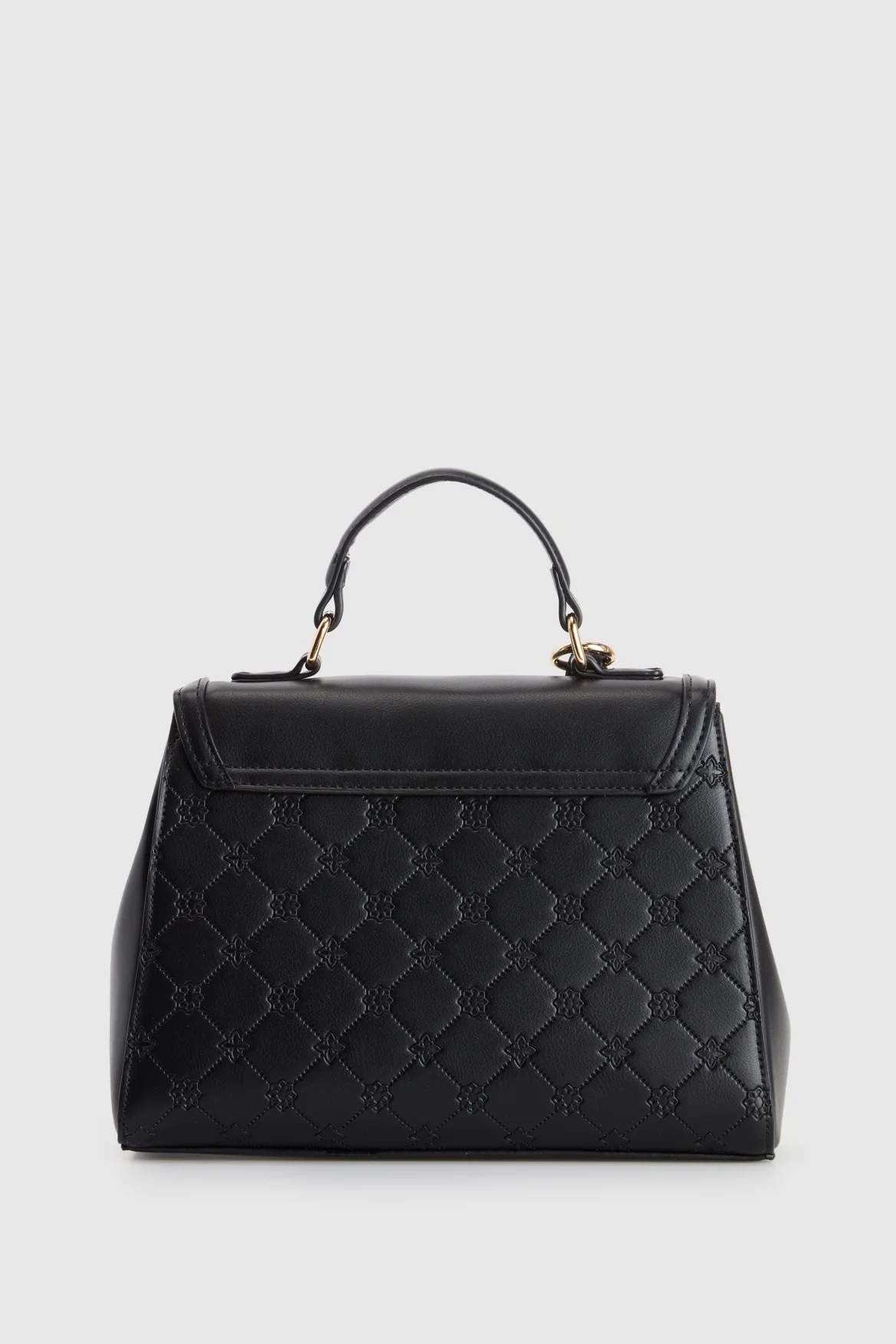 Logo Emboss Top Handle Bag - Image 3