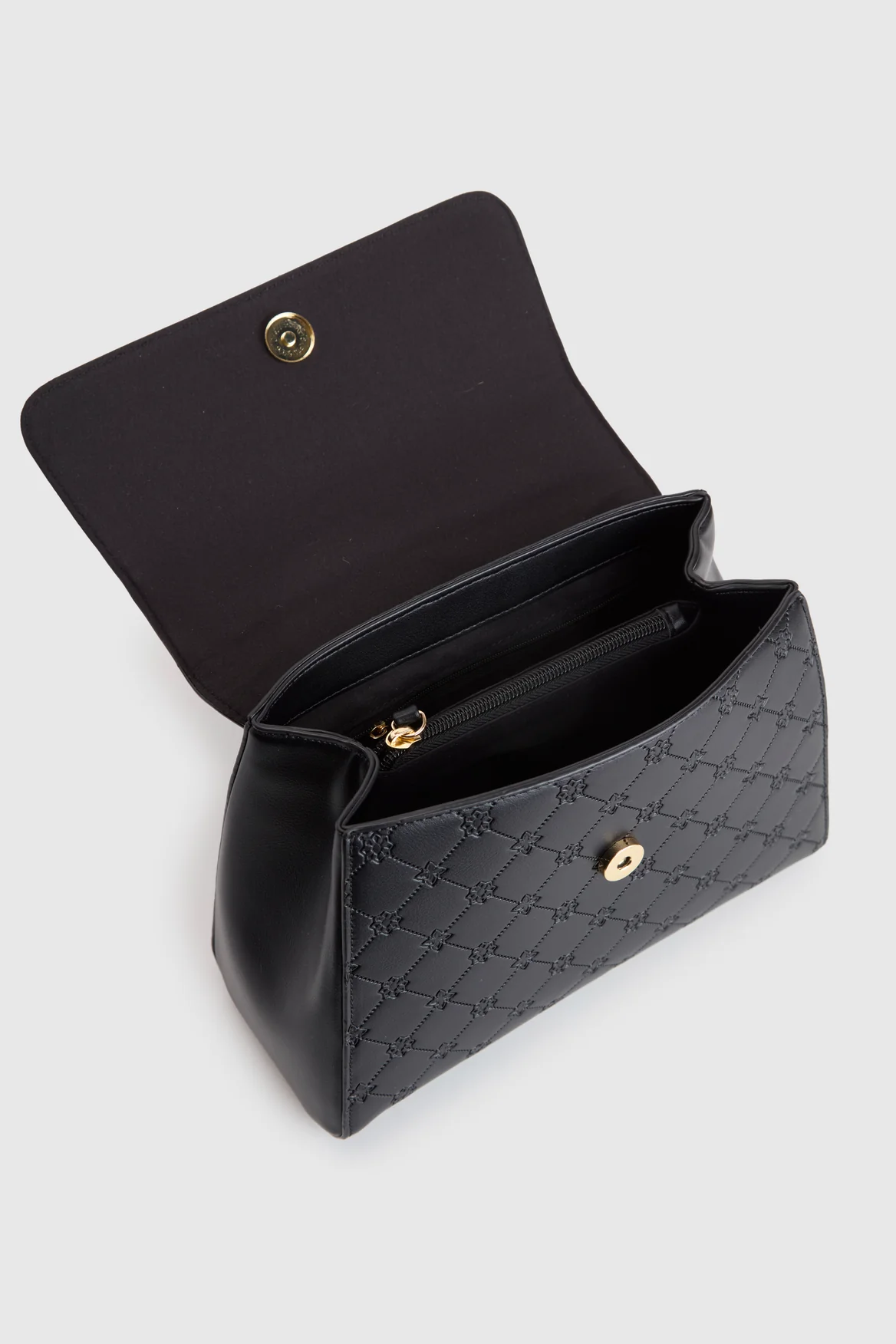 Logo Emboss Top Handle Bag - Image 4