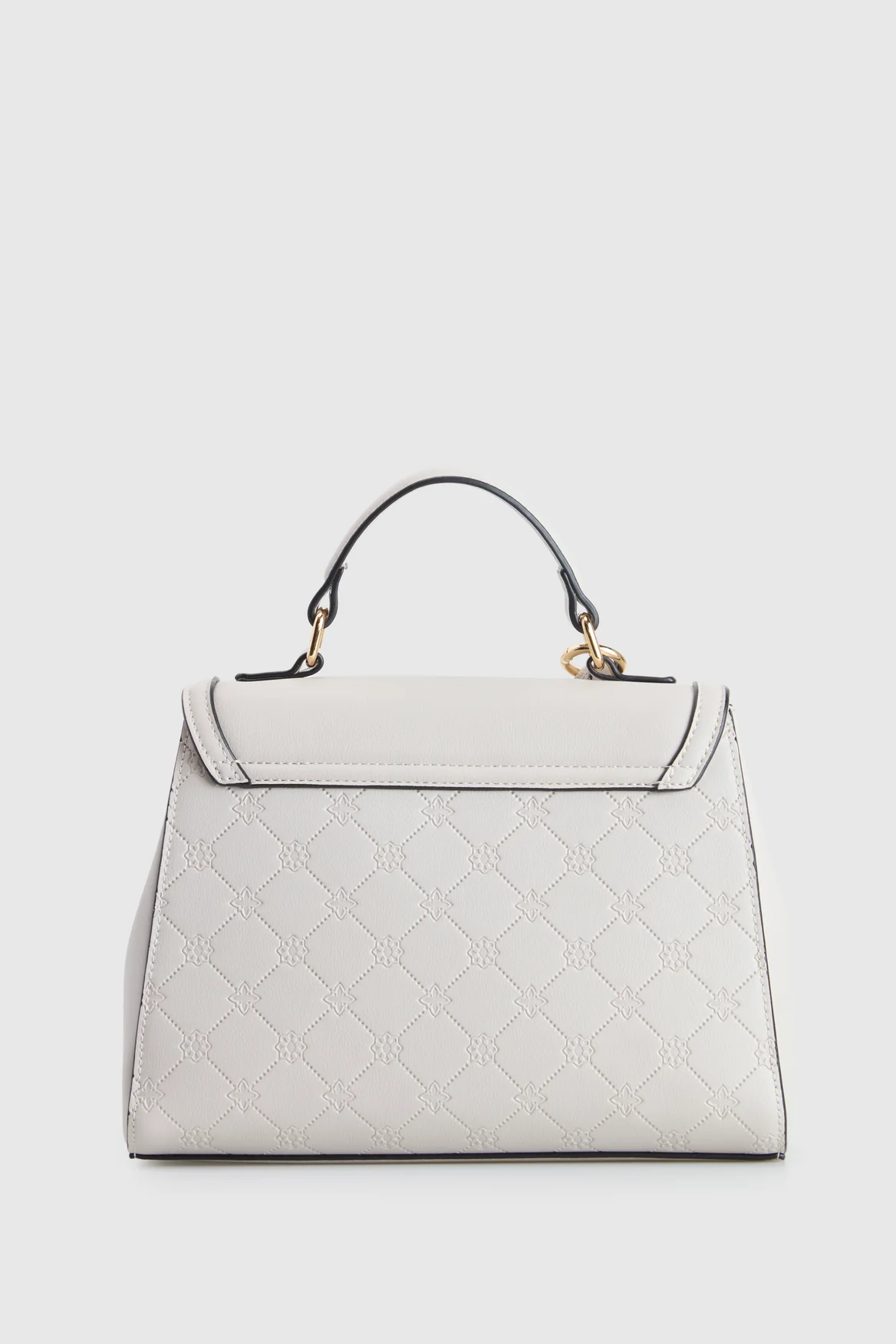 Logo Emboss Top Handle Bag - Image 3