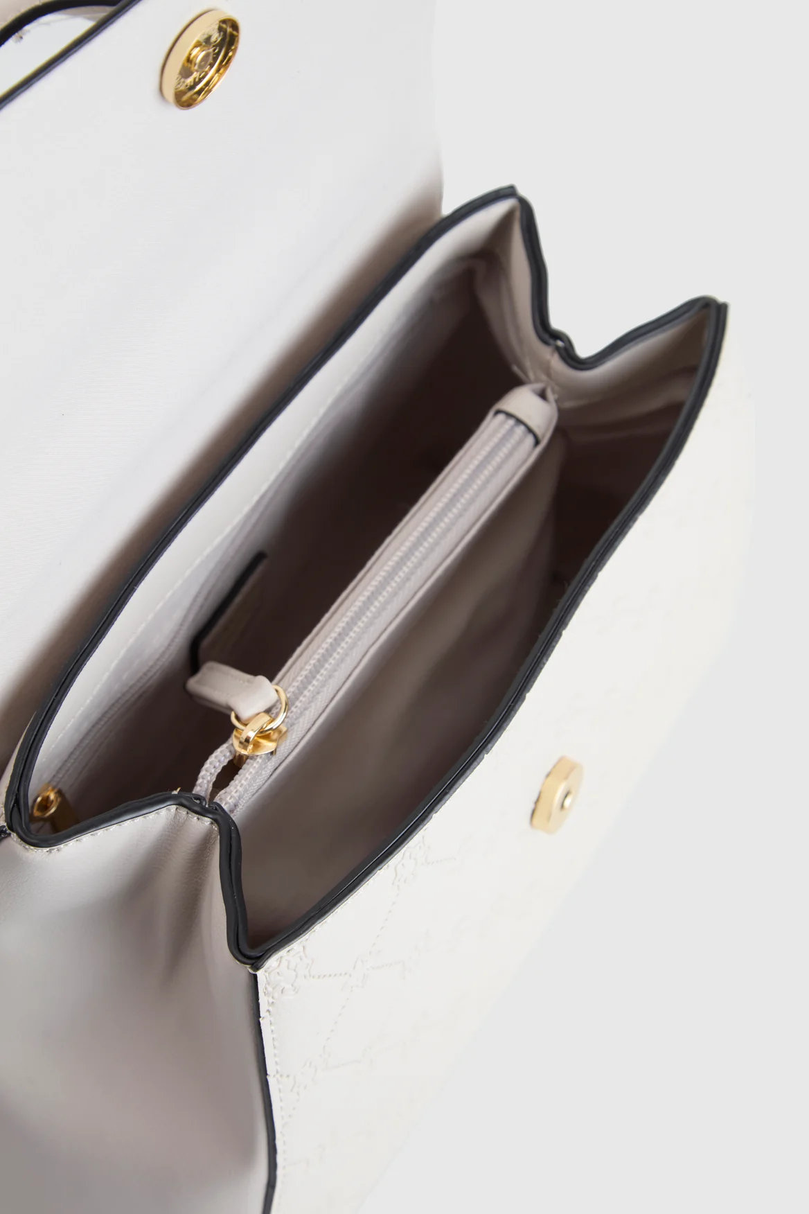 Logo Emboss Top Handle Bag - Image 4