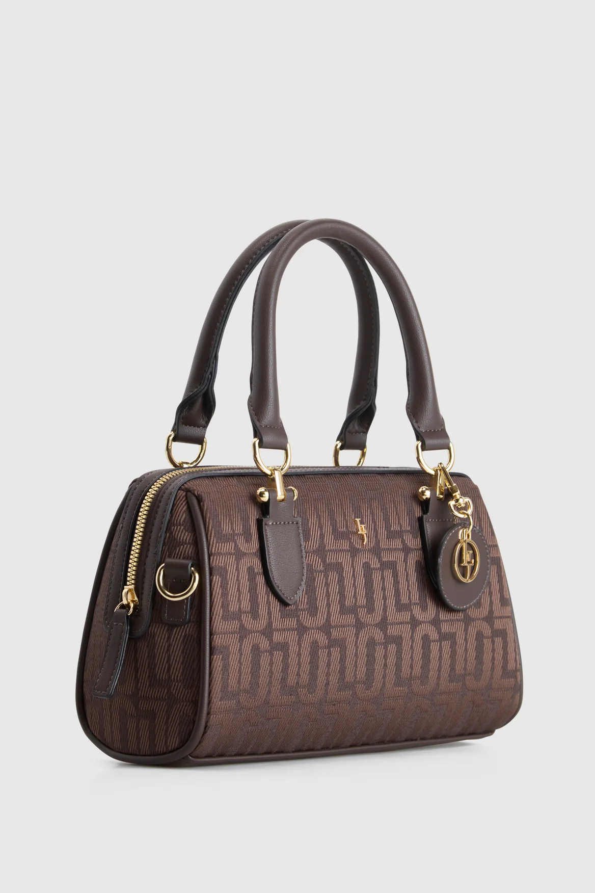 Logo Jacquard Barrel Bag - Image 2