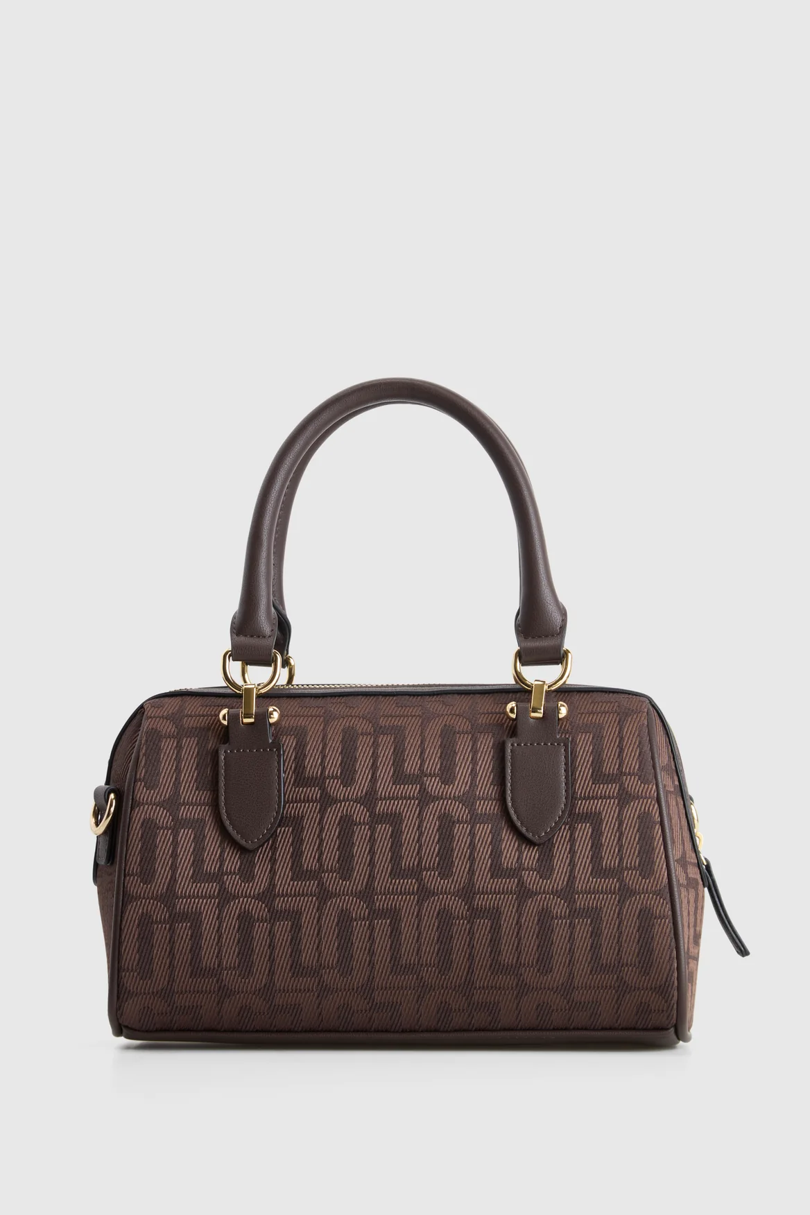 Logo Jacquard Barrel Bag - Image 3