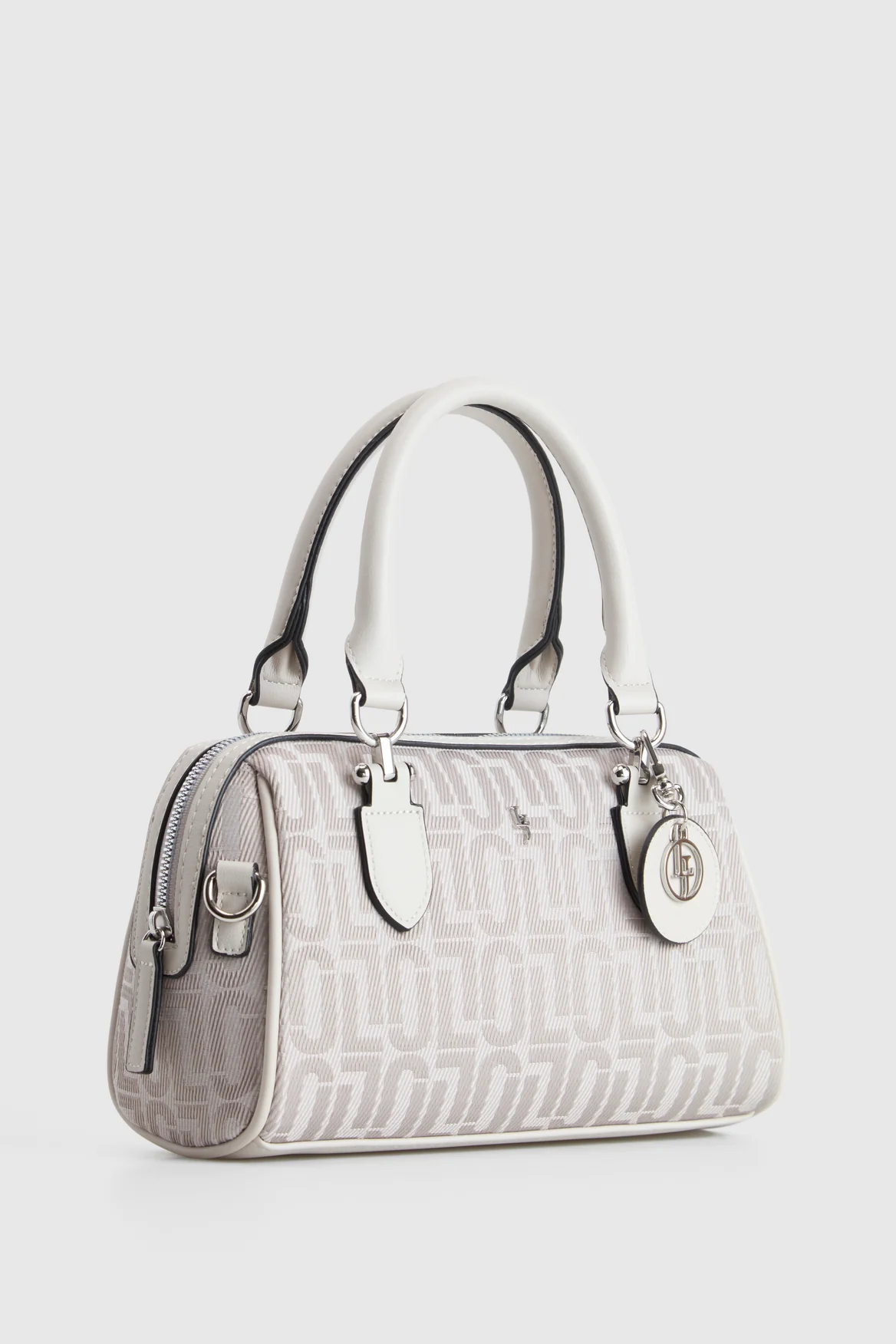 Logo Jacquard Barrel Bag - Image 2