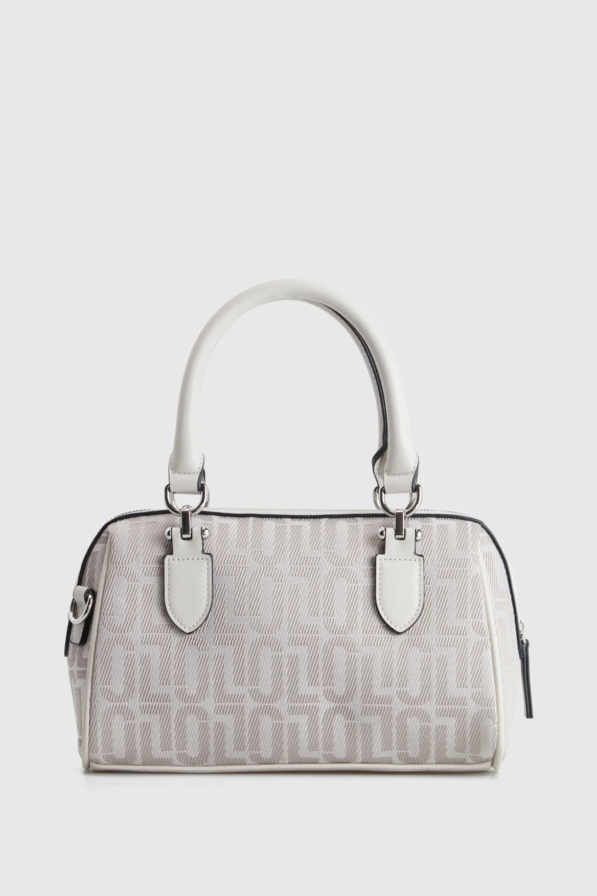 Logo Jacquard Barrel Bag - Image 3