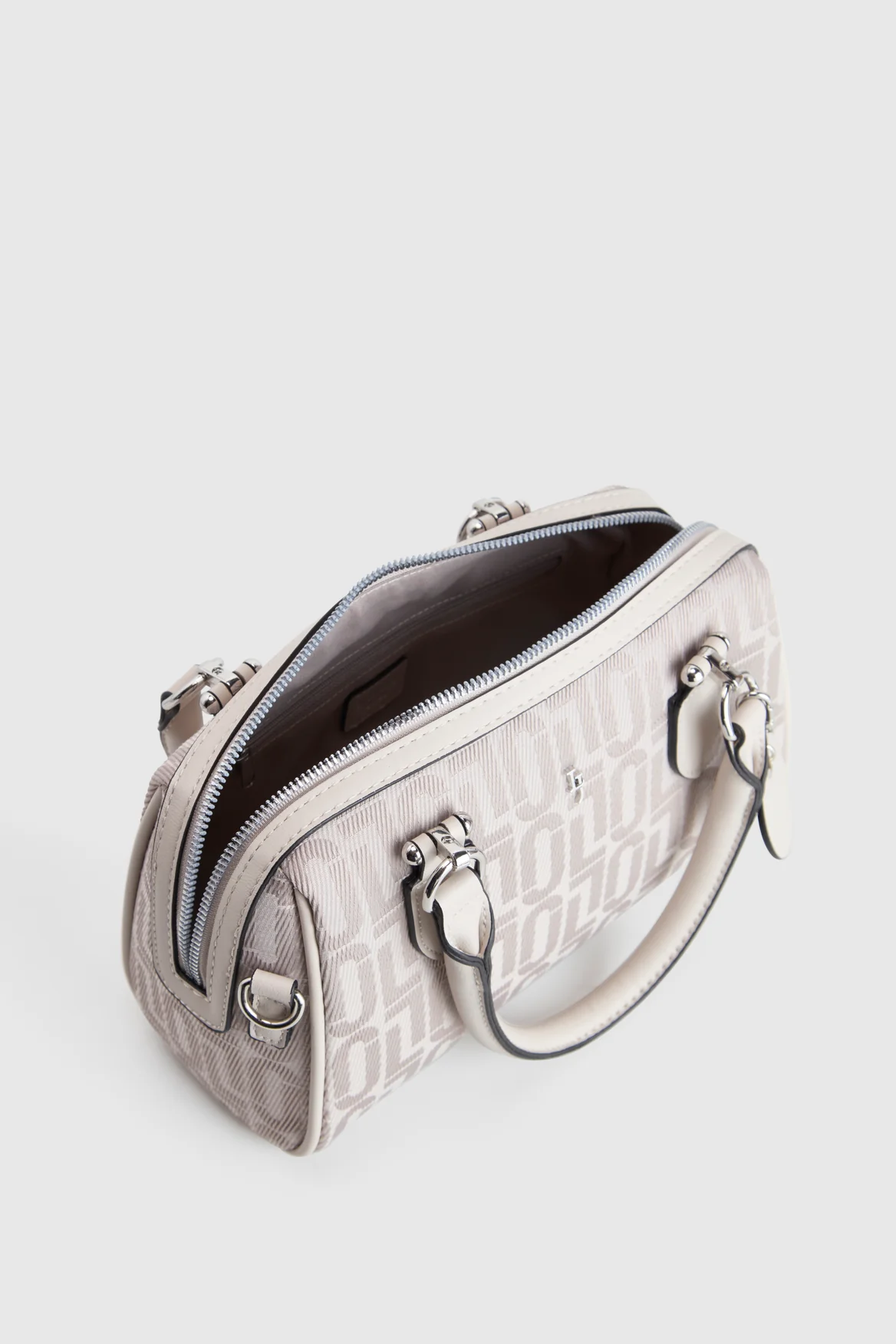 Logo Jacquard Barrel Bag - Image 4