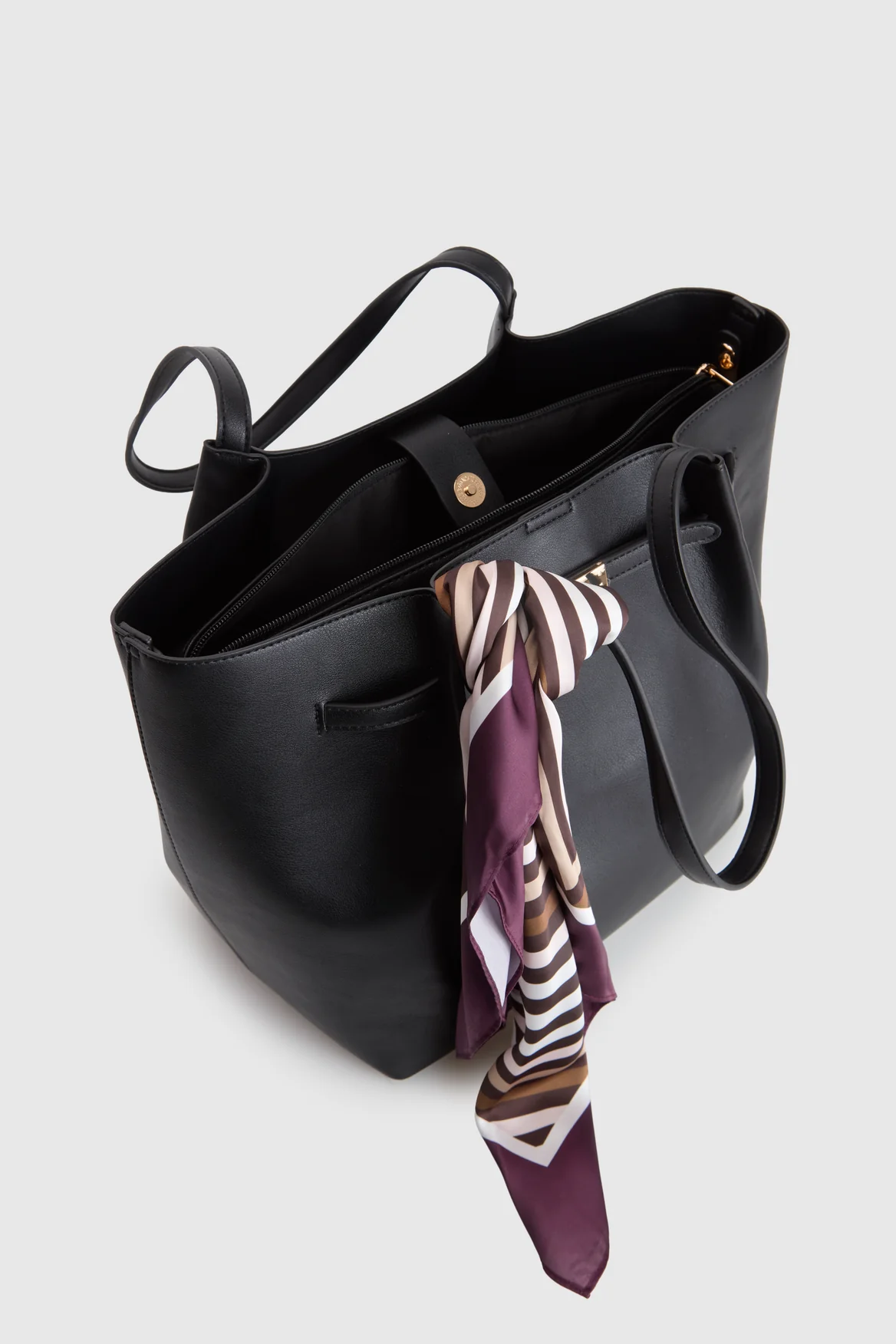 Lottie Belted Scarf Tote Bag - Image 4