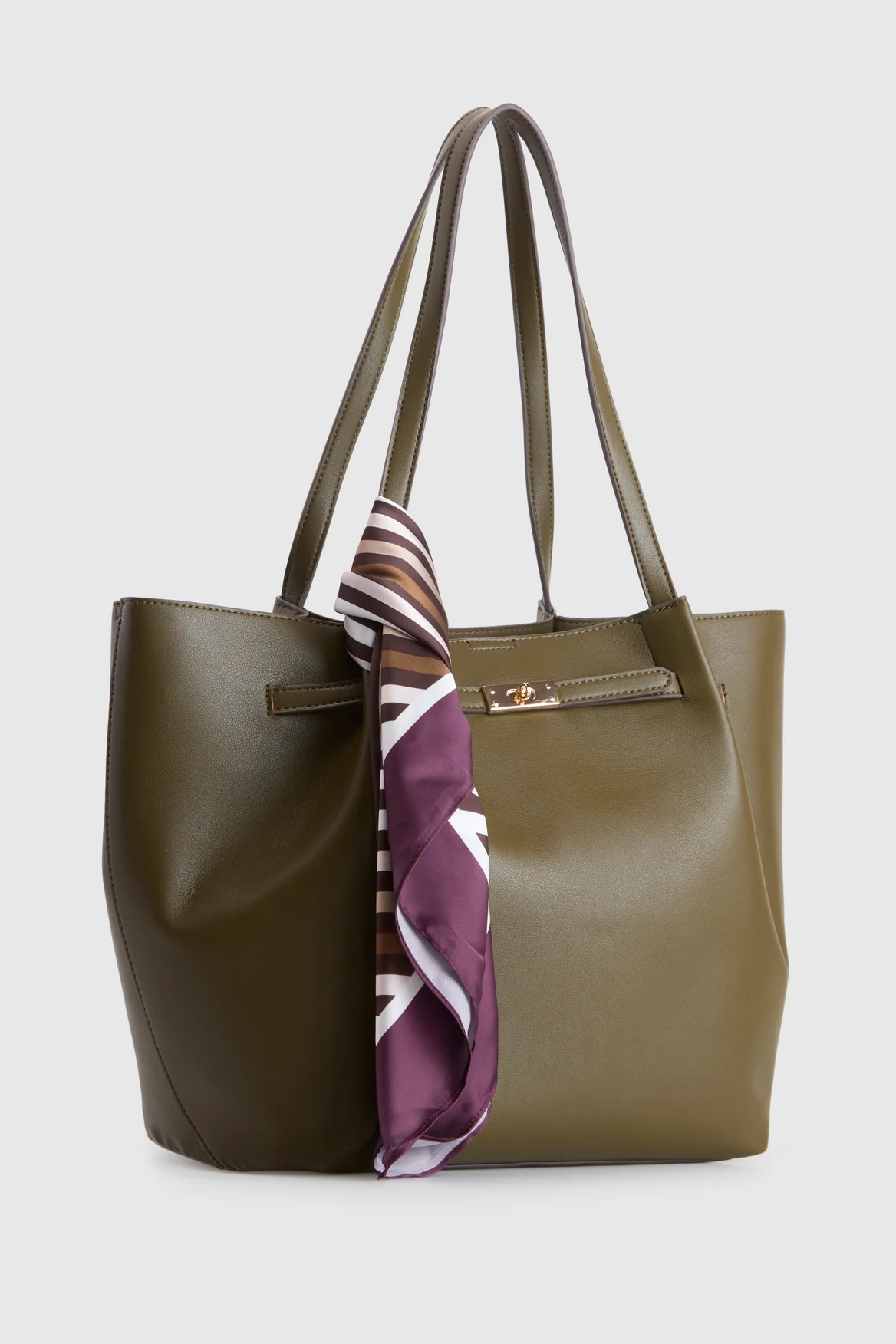 Lottie Belted Scarf Tote Bag - Image 2