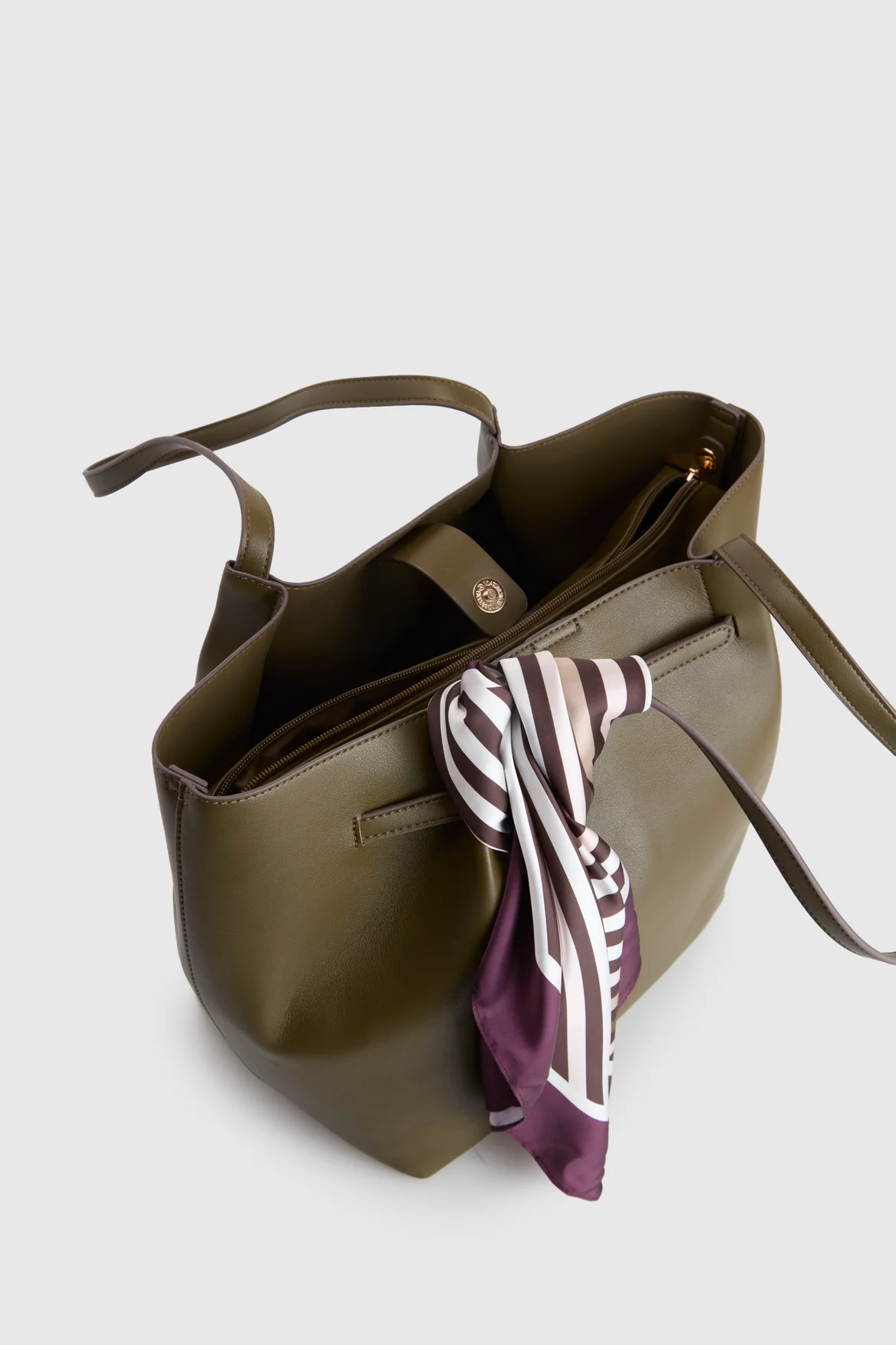 Lottie Belted Scarf Tote Bag - Image 4