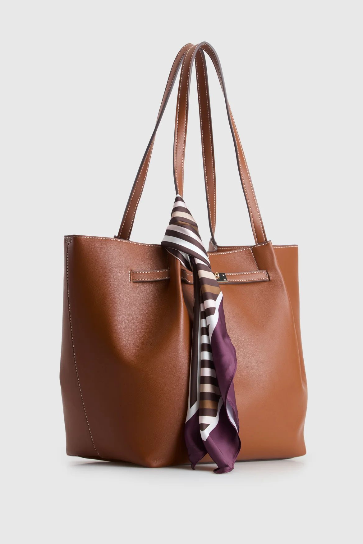 Lottie Belted Scarf Tote Bag - Image 2