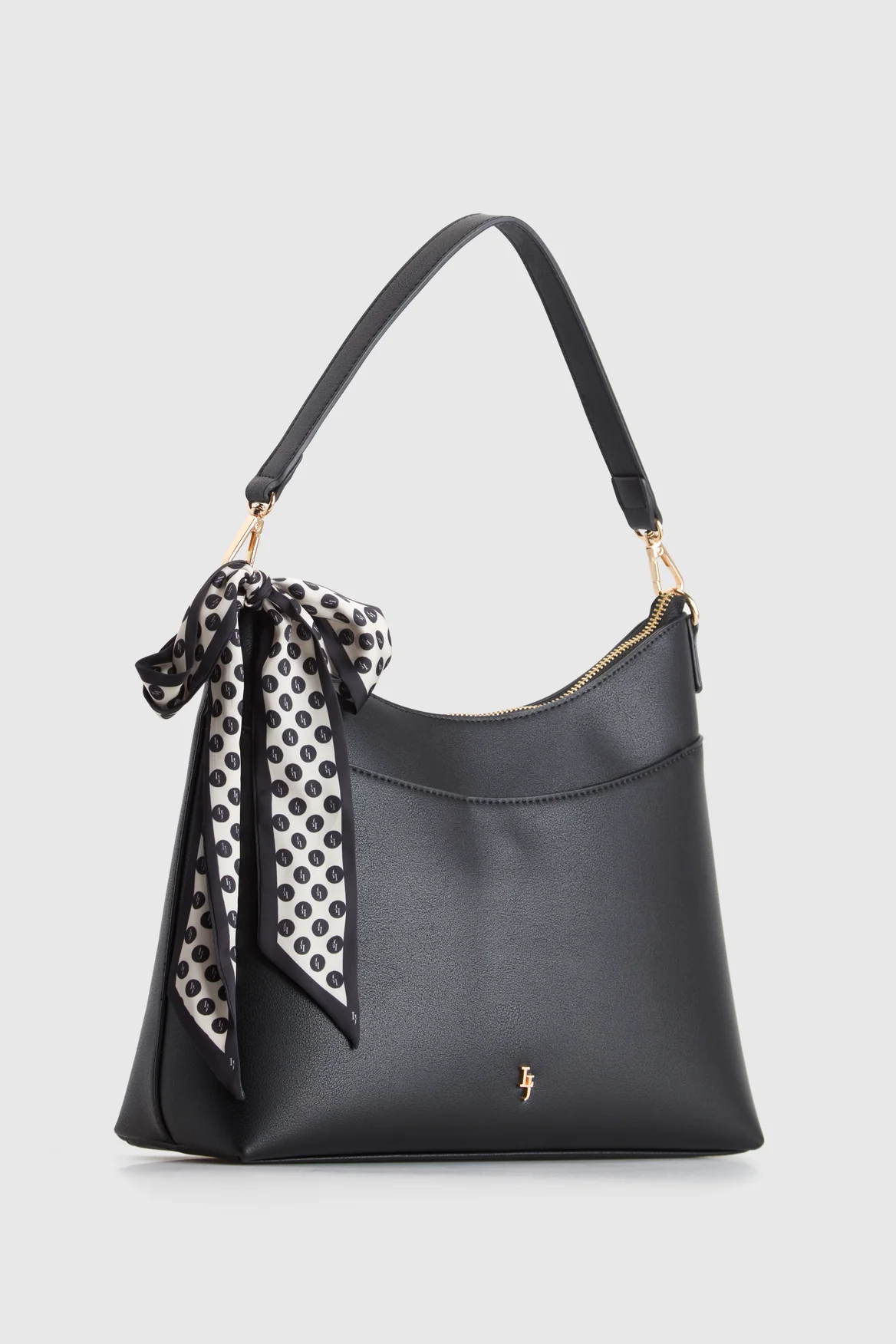 Scarf Hobo Shoulder Bag - Image 2