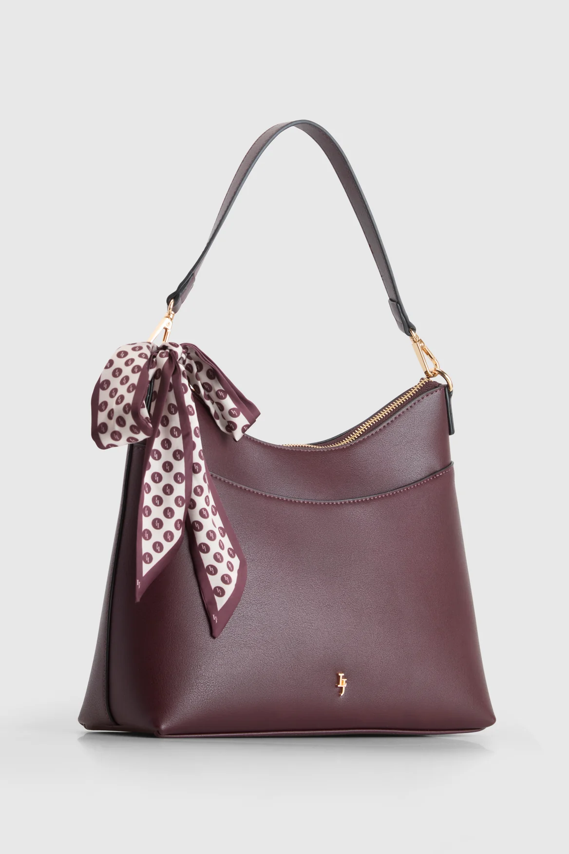 Scarf Hobo Shoulder Bag - Image 2