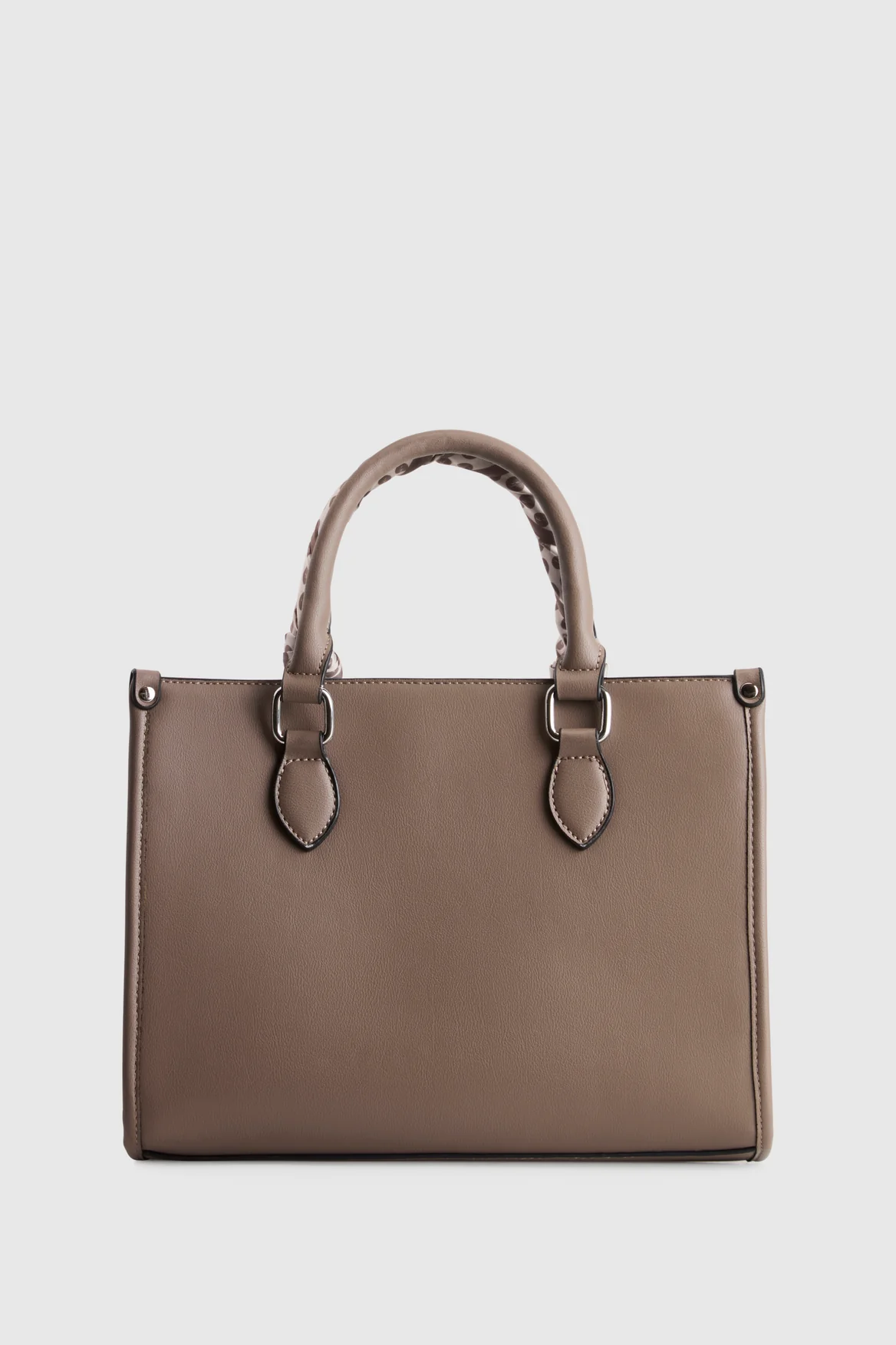 Small Tote Bag With Scarf - Image 3