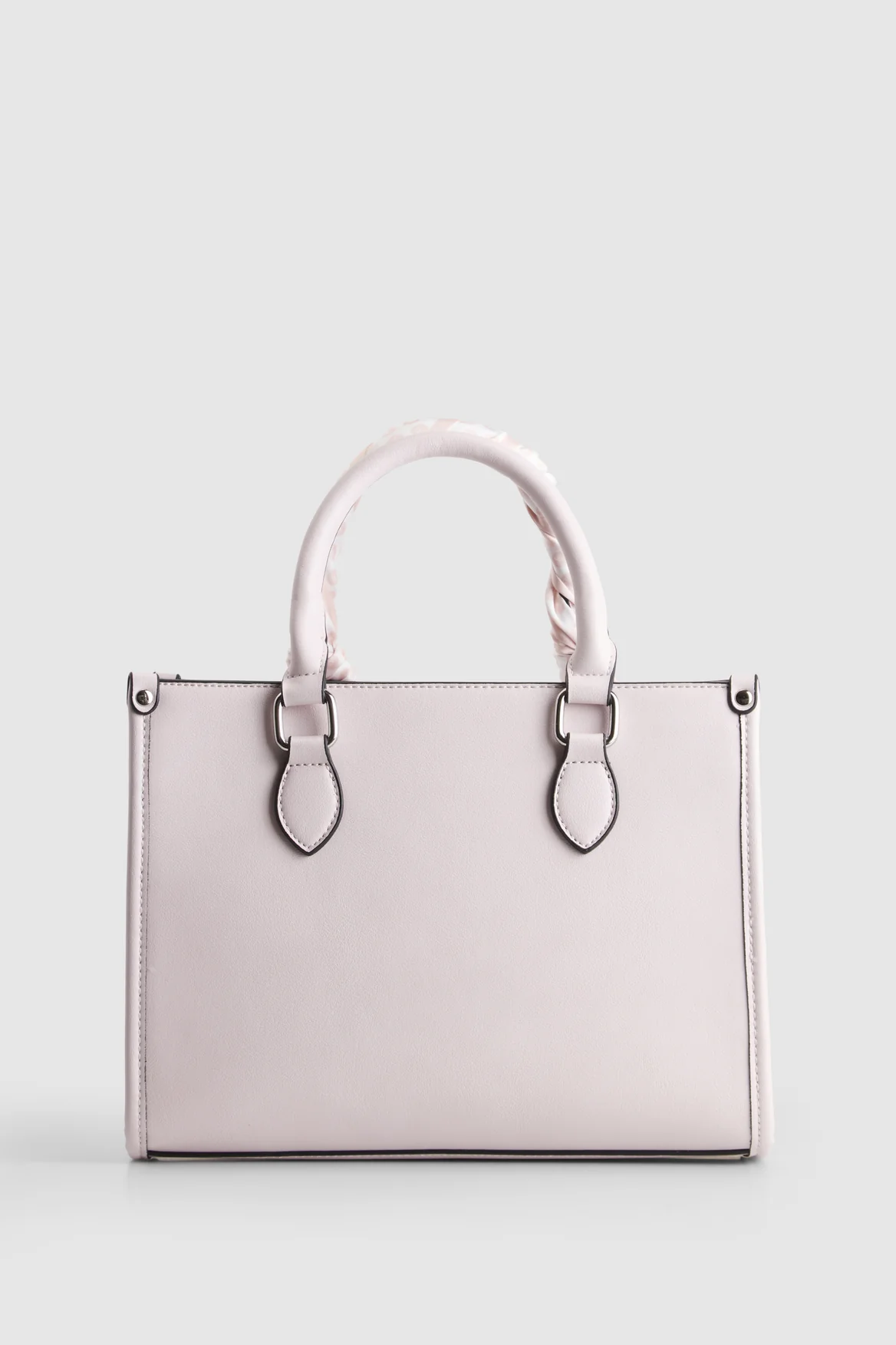 Small Tote Bag With Scarf - Image 3