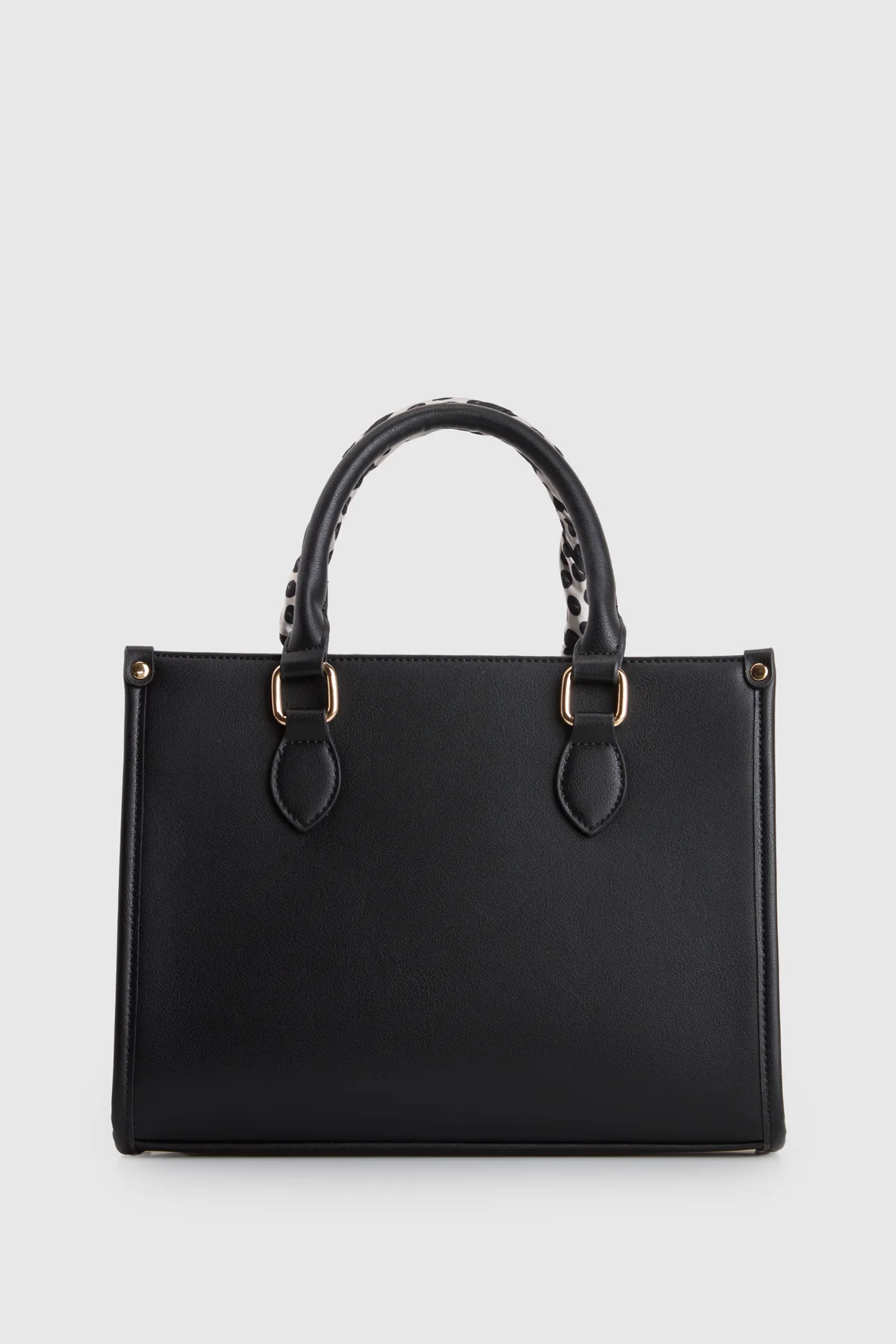 Small Tote Bag With Scarf - Image 3