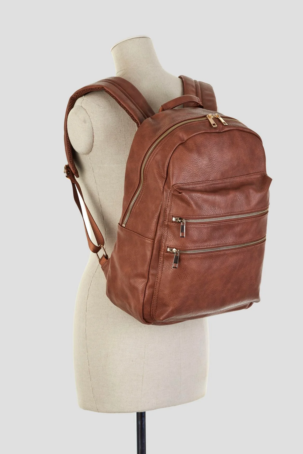 Large 3 Zip Compartment Backpack - Image 4