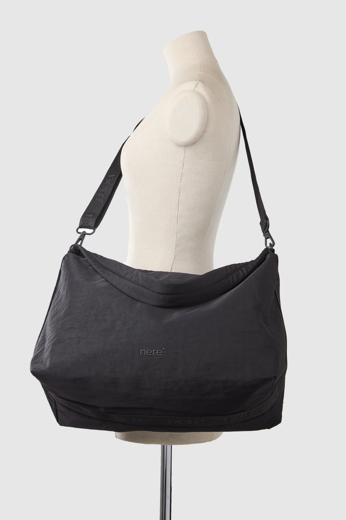 Bondi Nylon Hobo Crossbody Bag - Image 5