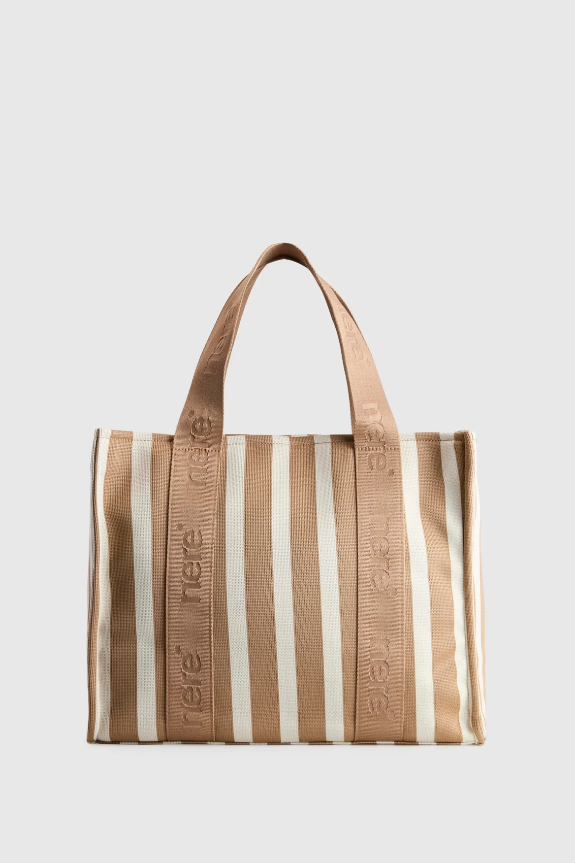 Stori Knit Stripe Tote Bag - Image 3
