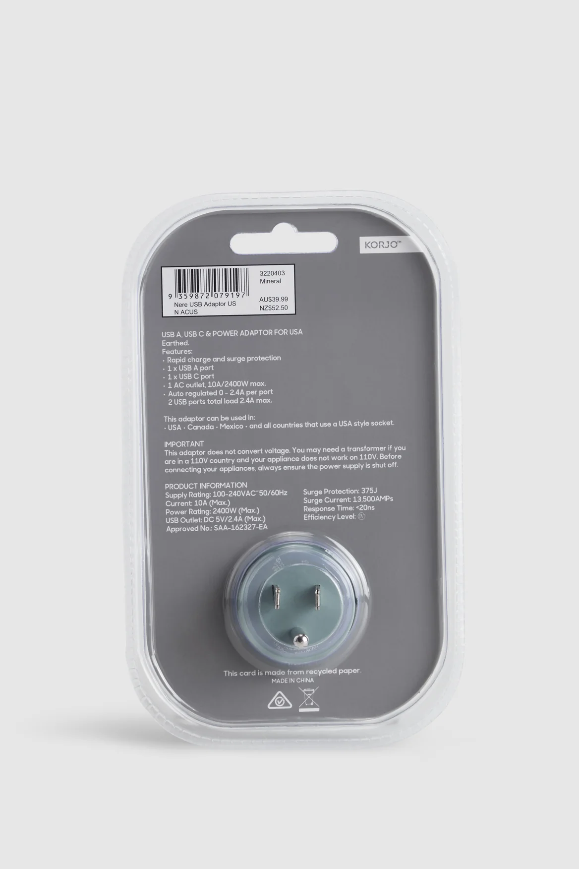 USB/-C Power Adaptor Aus/USA - Image 4