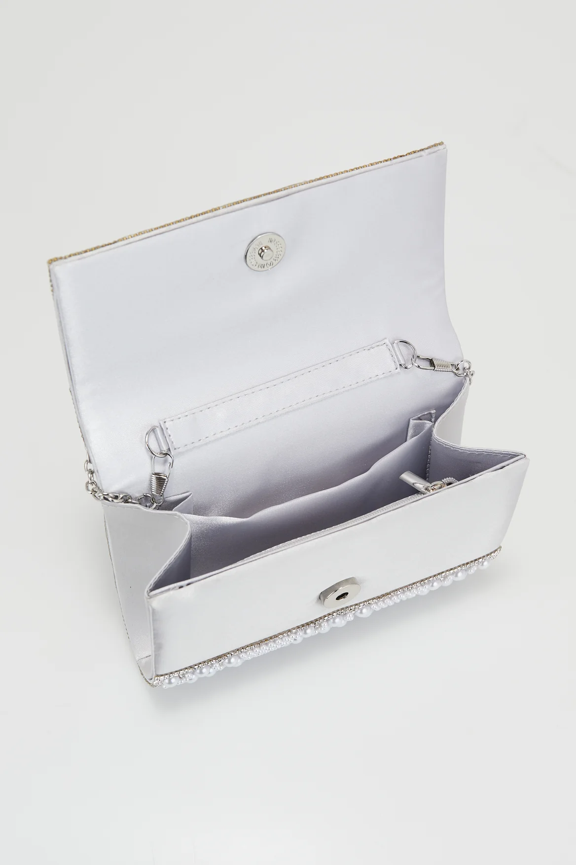 Diamante & Pearl Clutch Bag - Image 3
